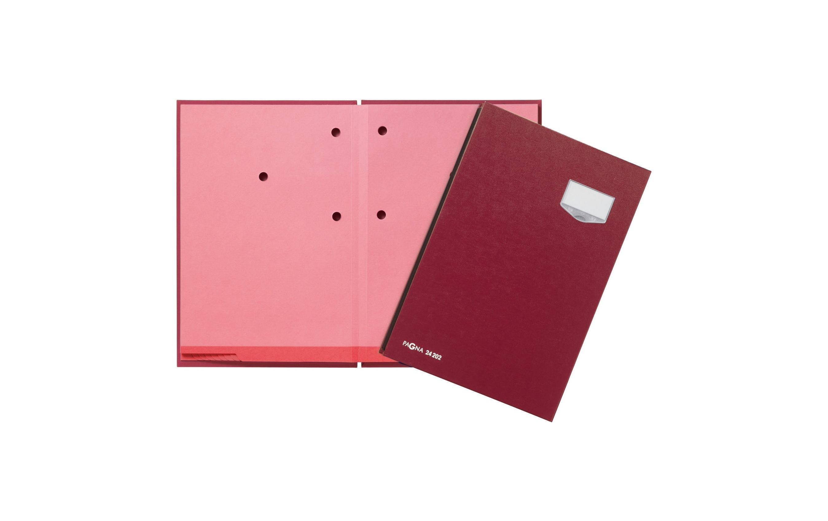 Pagna Unterschriftenmappe De Luxe mit 20 Fächer, Rot