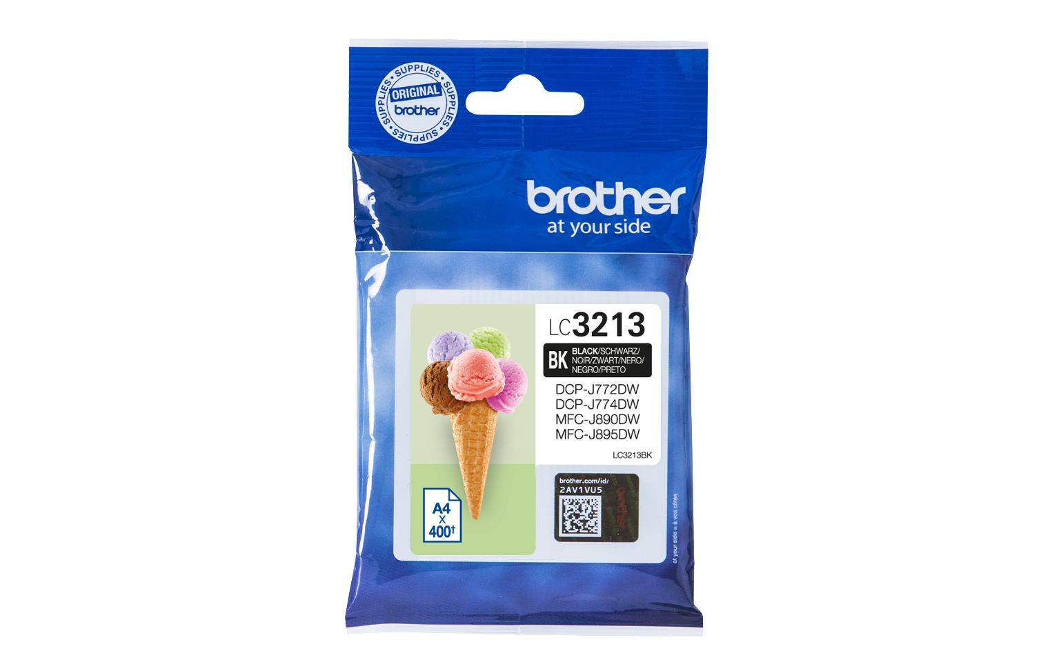 Brother Tinte LC-3213BK Black