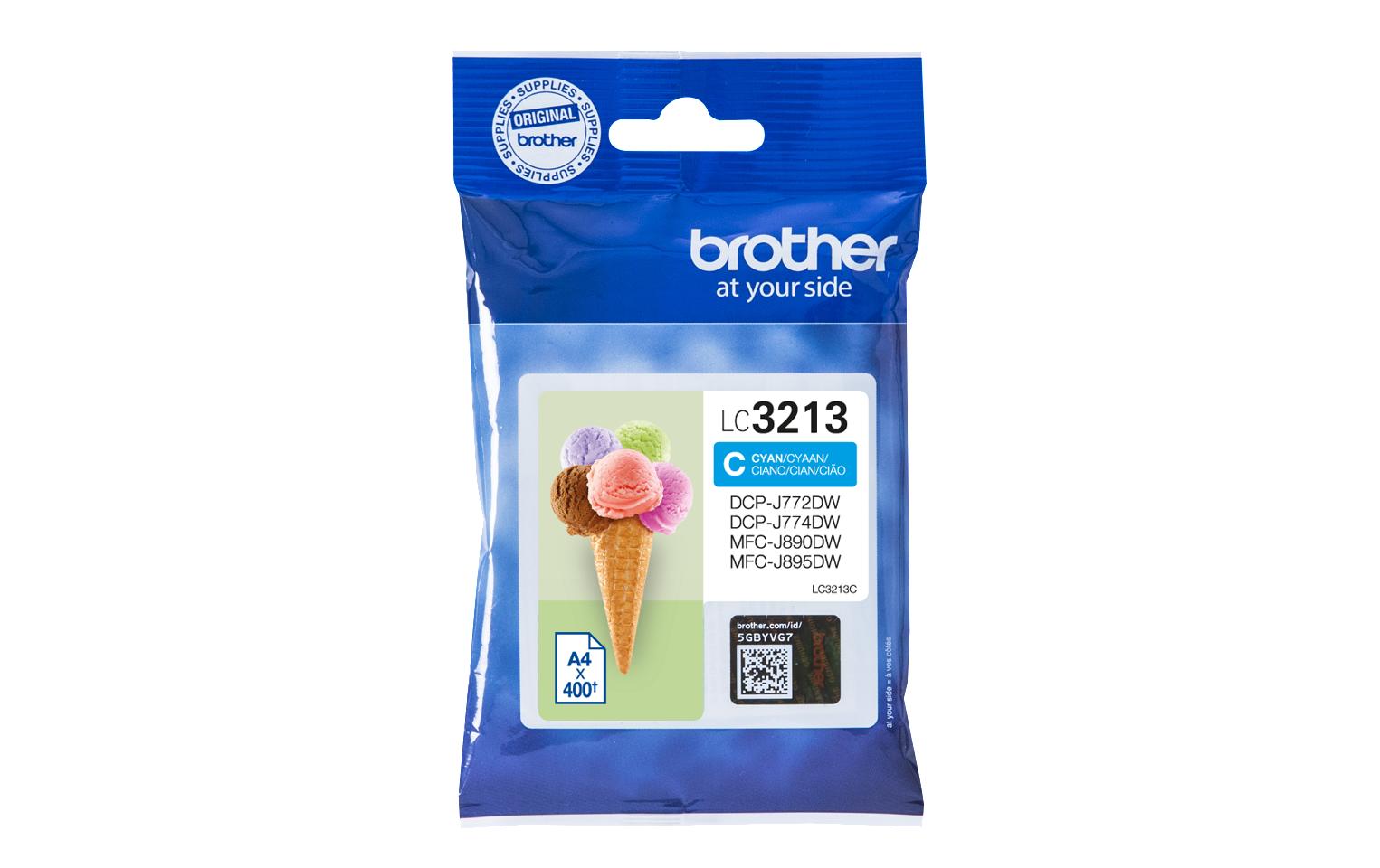 Brother Tinte LC-3213C Cyan