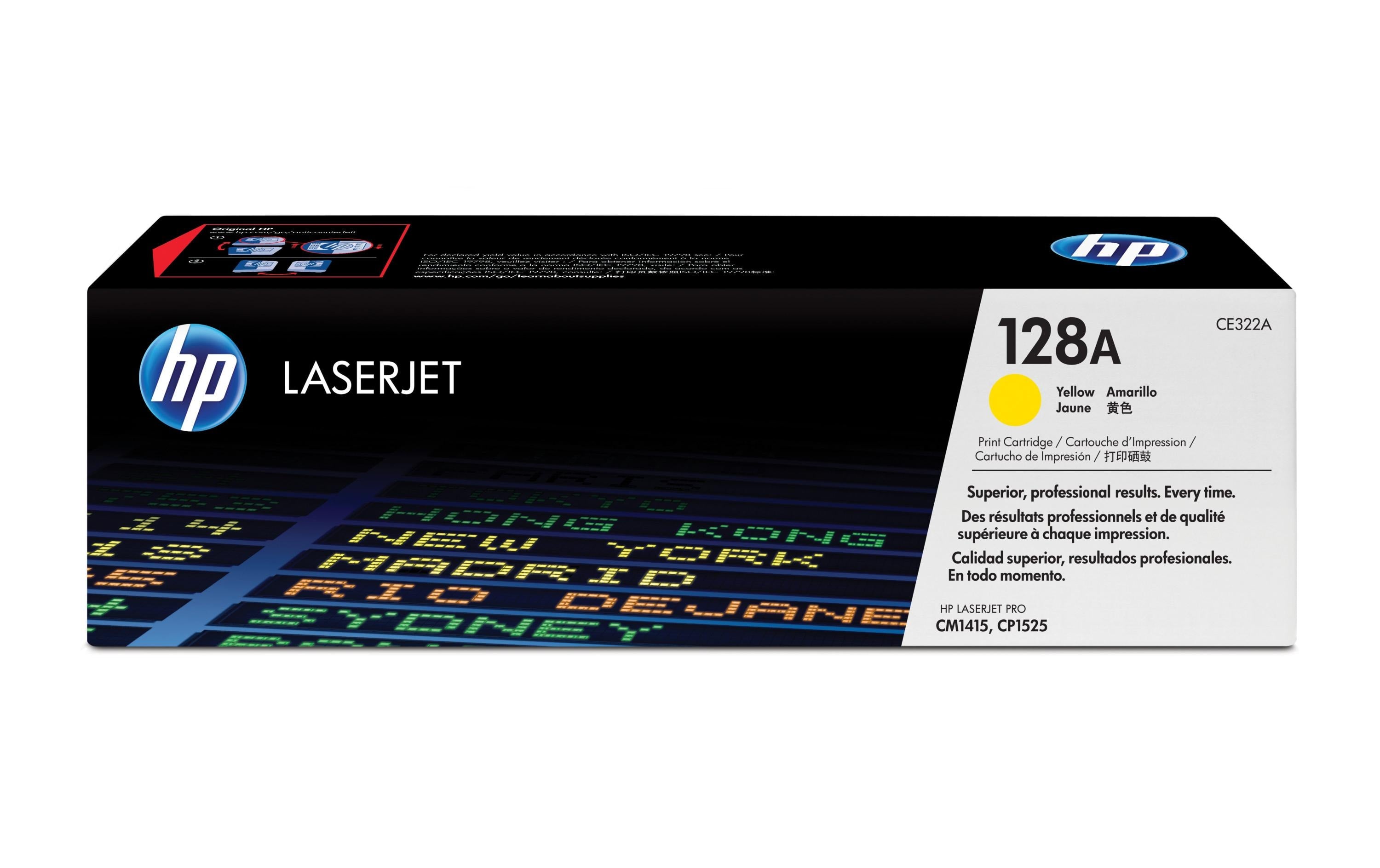 HP Toner Nr. 128A (CE322A) Yellow