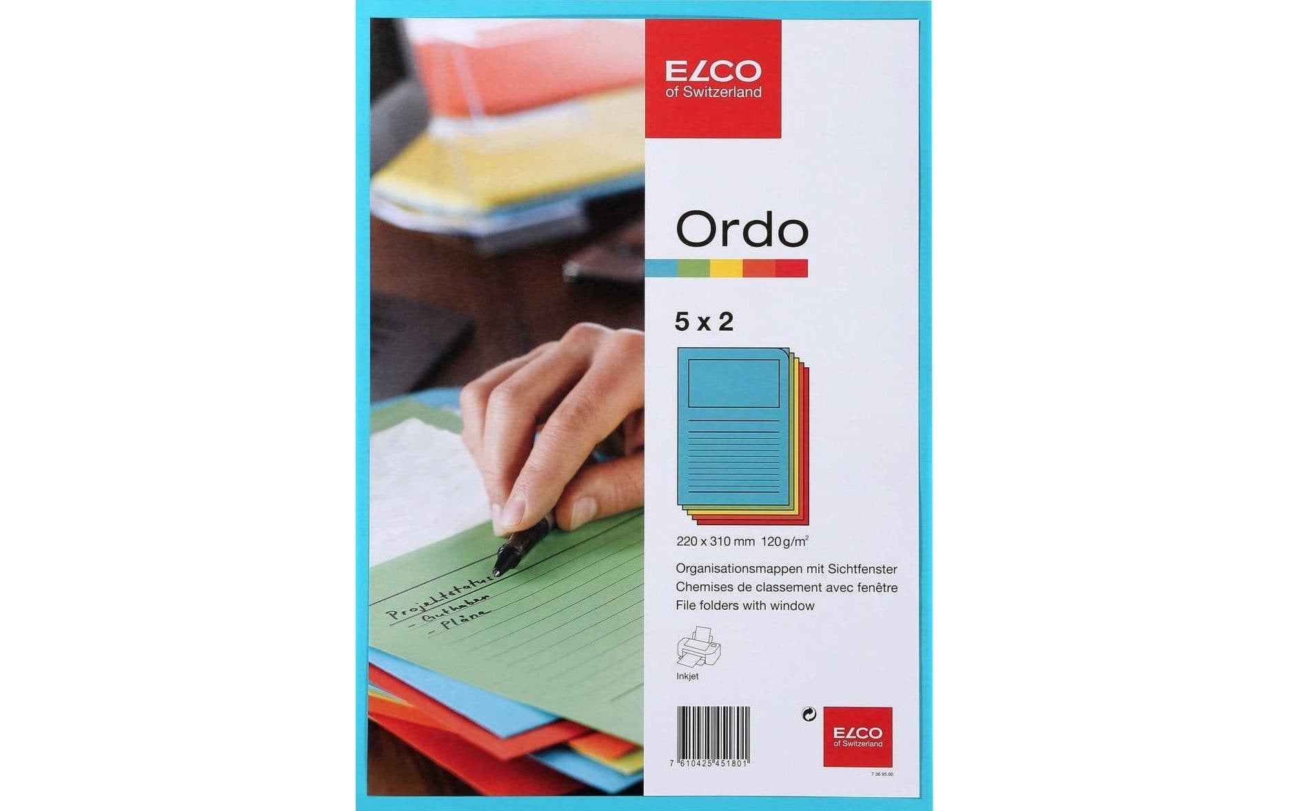 ELCO Sichthülle Ordo Classico Mehrfarbig, 10 Stück