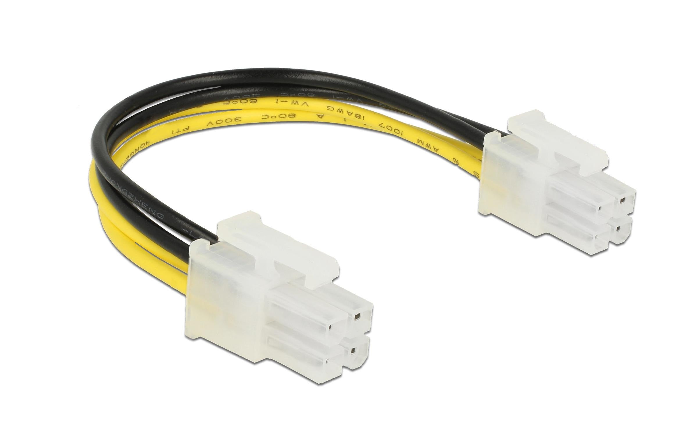 Delock Stromkabel 4Pin - 4Pin (m-m) 15 cm