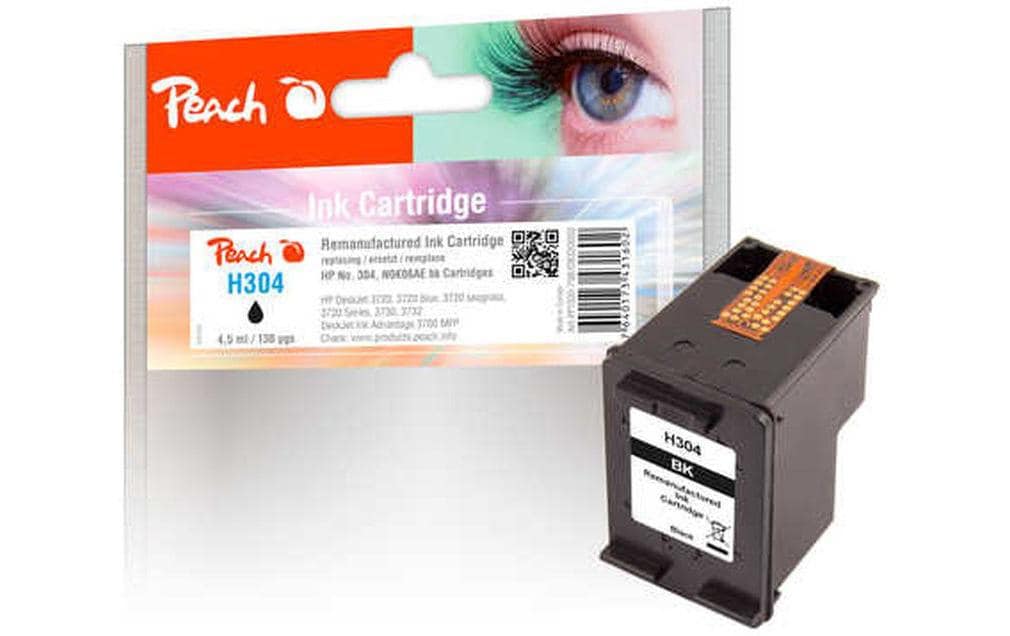 Peach Tinte HP Nr. 304 (N9K06AE) Black