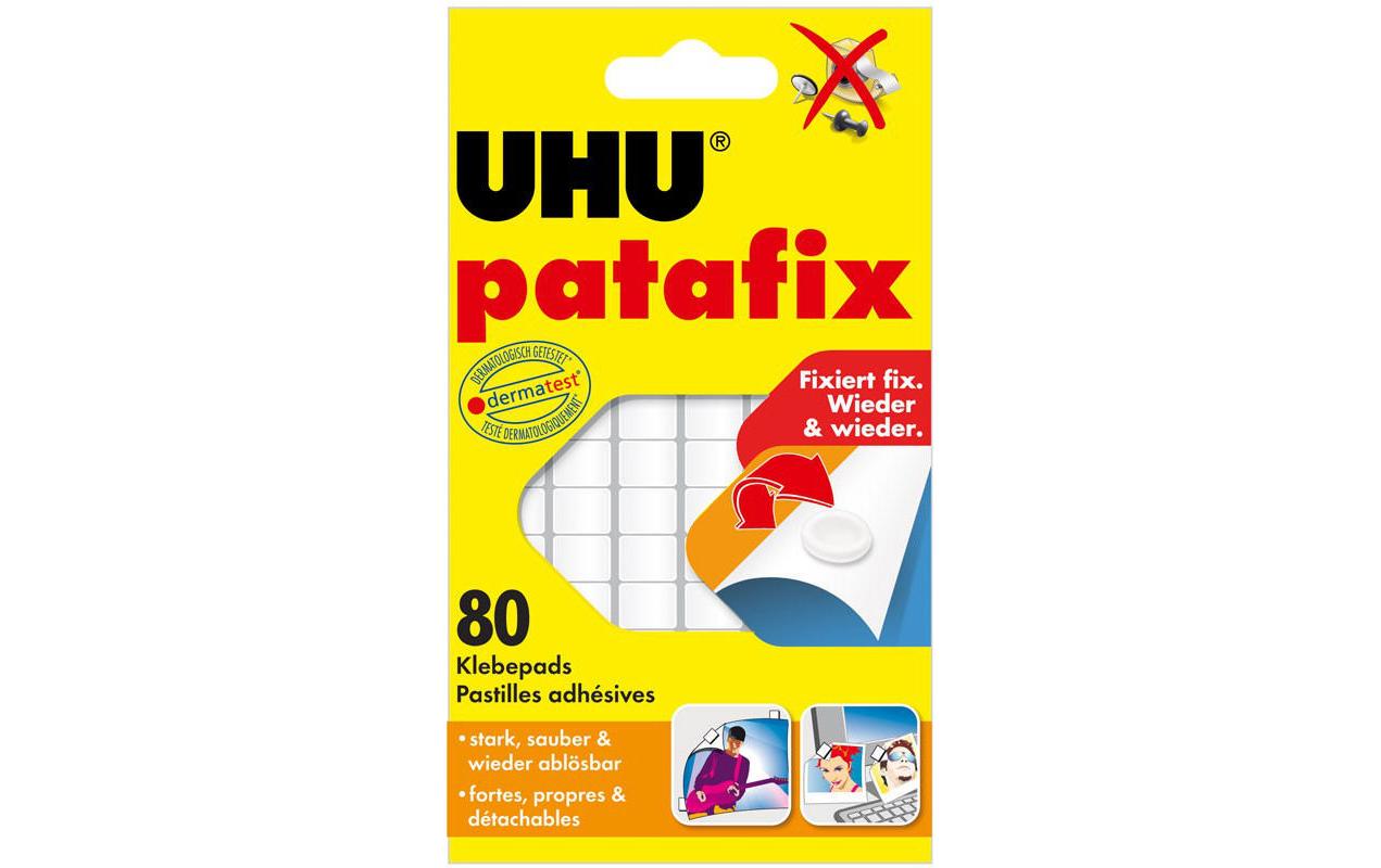 UHU Klebepad Patafix 80 Stück, Weiss
