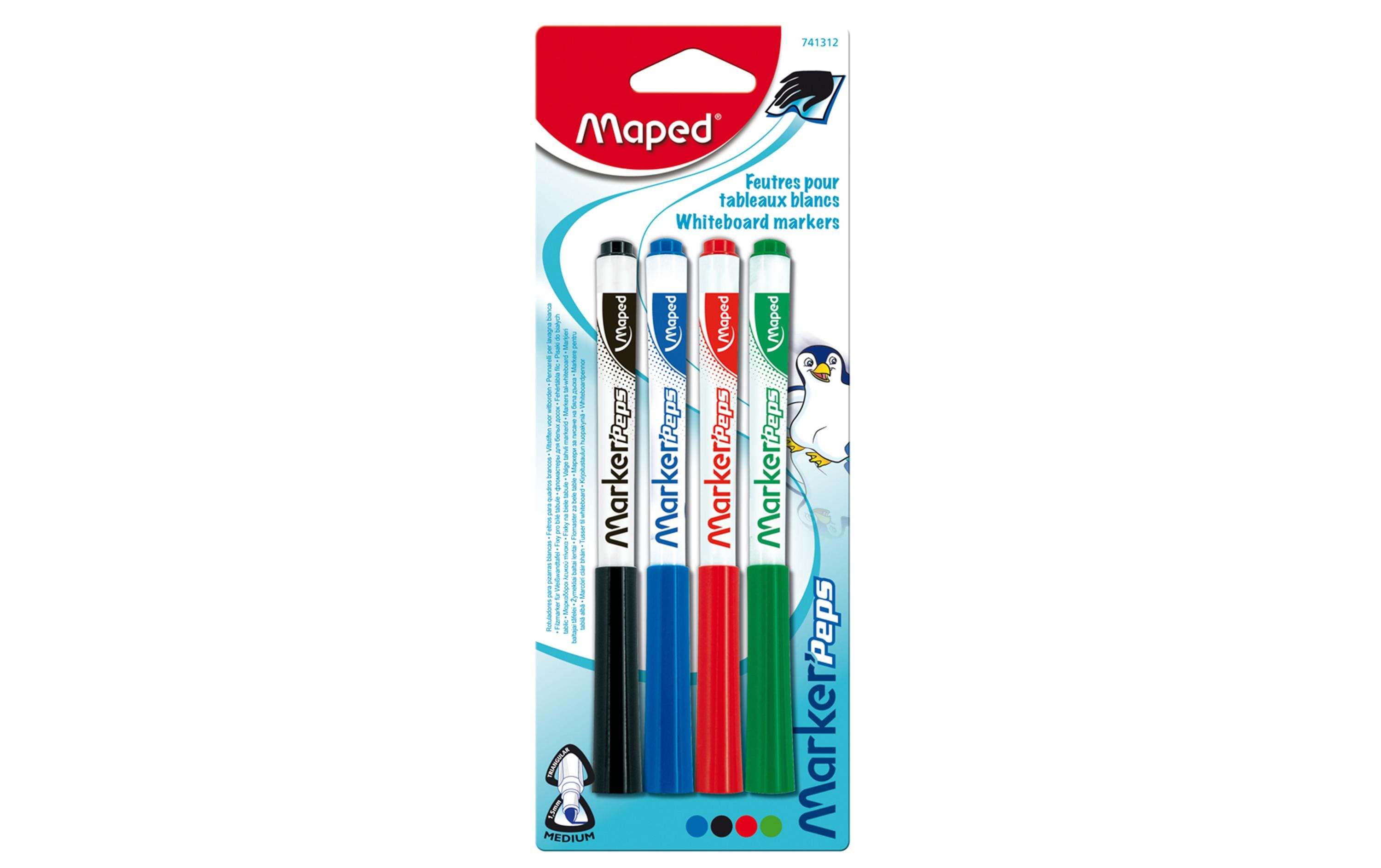 maped Whiteboard-Marker 4 Stück
