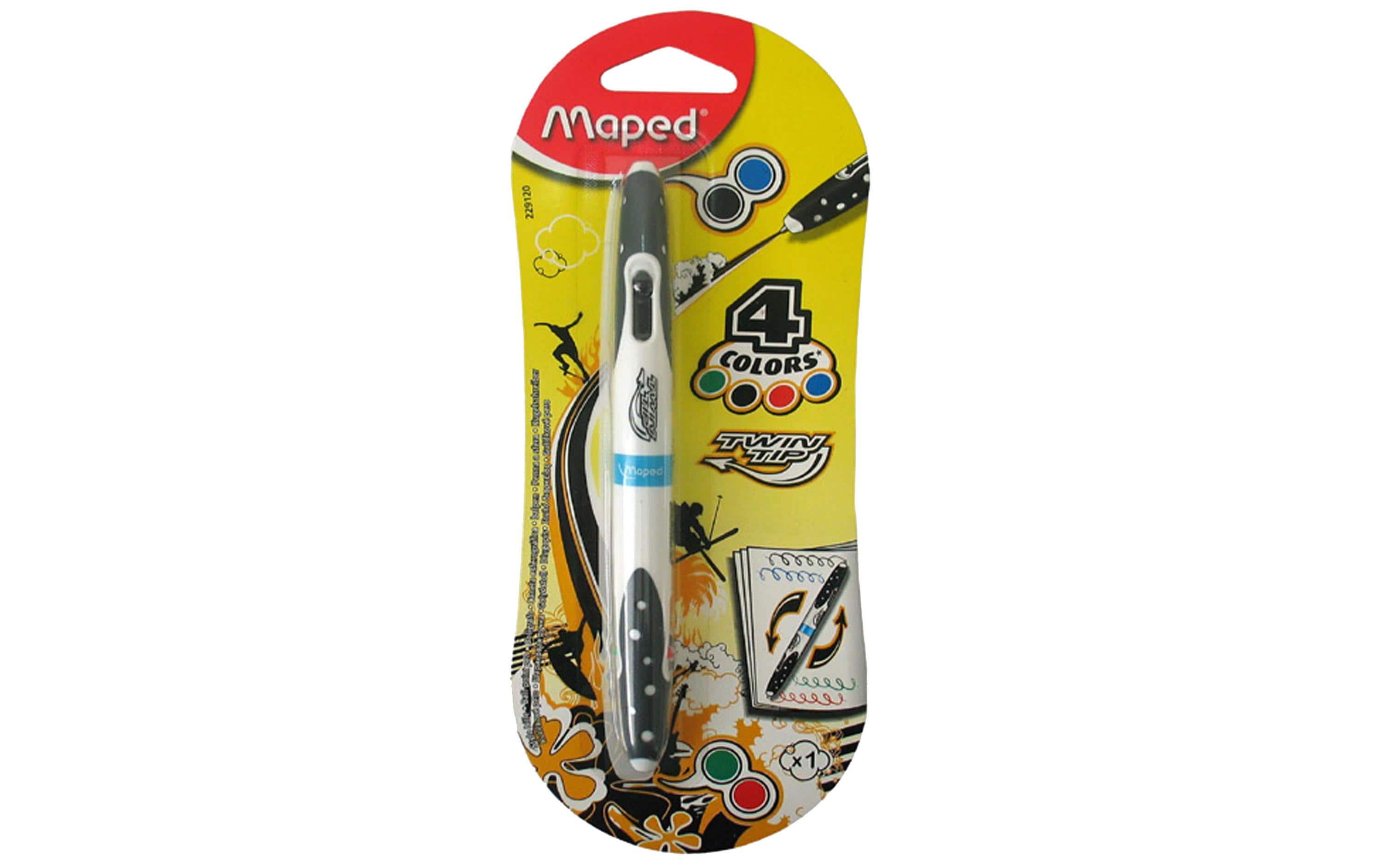 maped Kugelschreiber Twin Tip 4-farbig