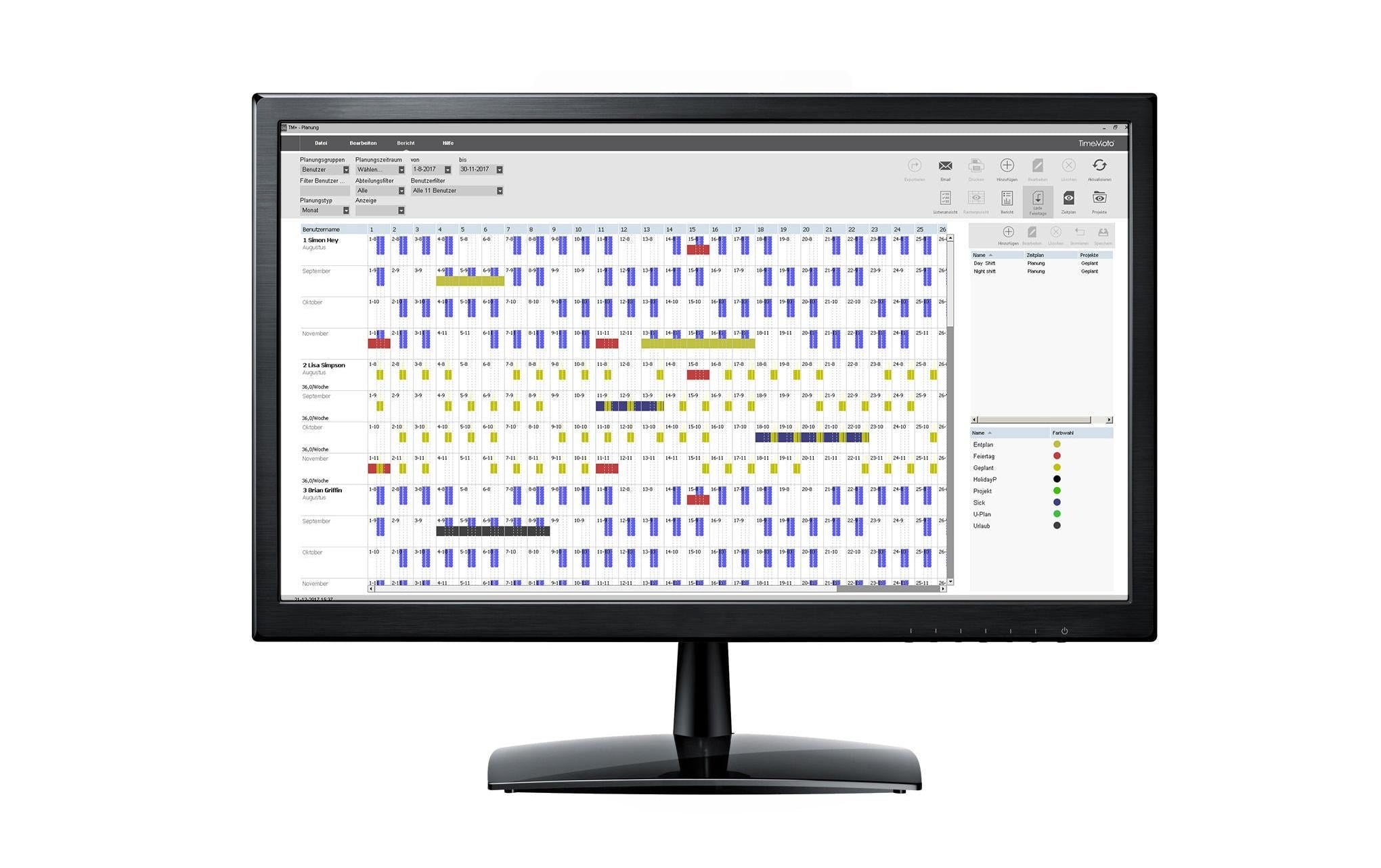 TimeMoto Personalverwaltungssystem Timemoto PC Plus