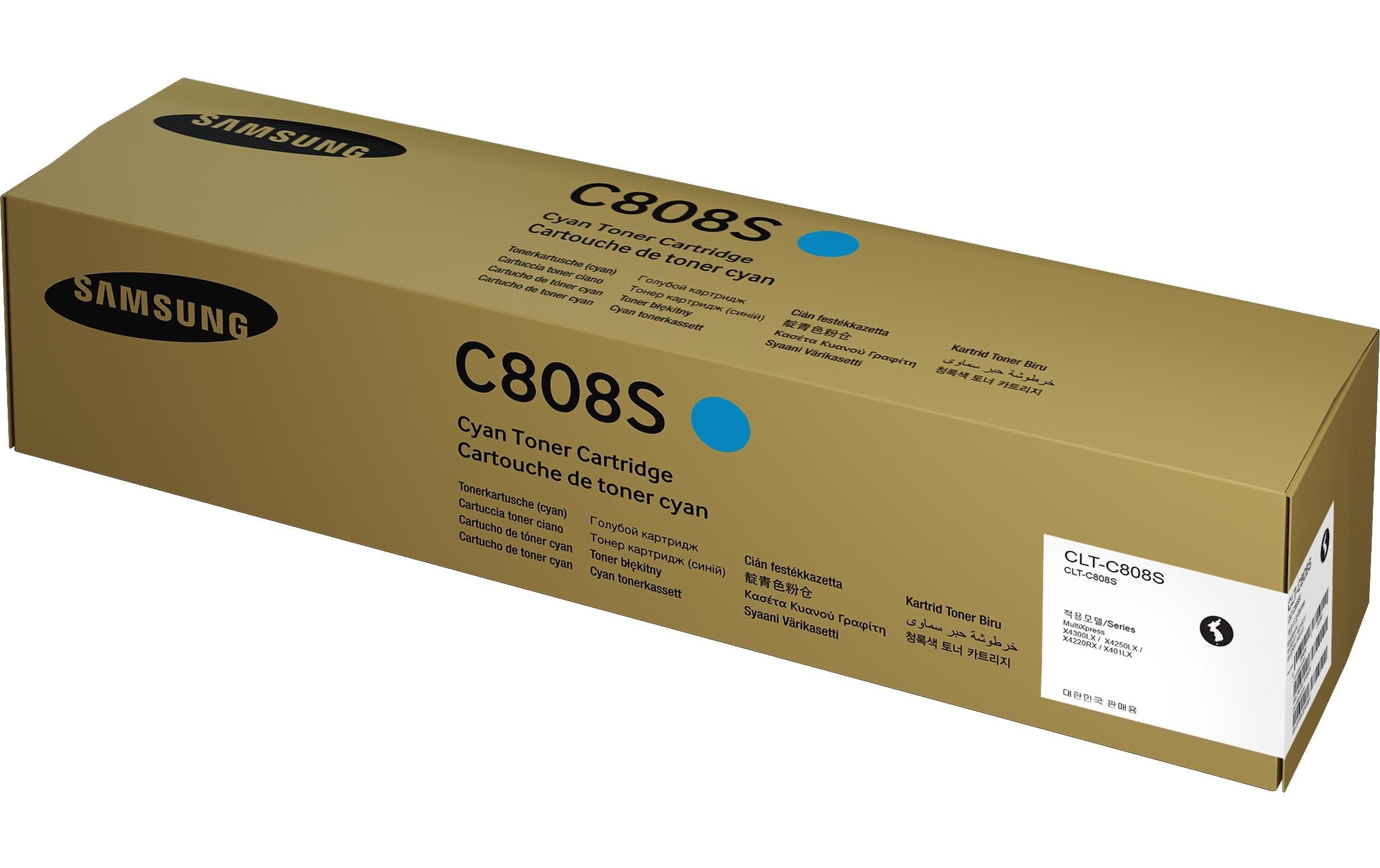 Samsung by HP Toner CLT-C808S / SS560A Cyan