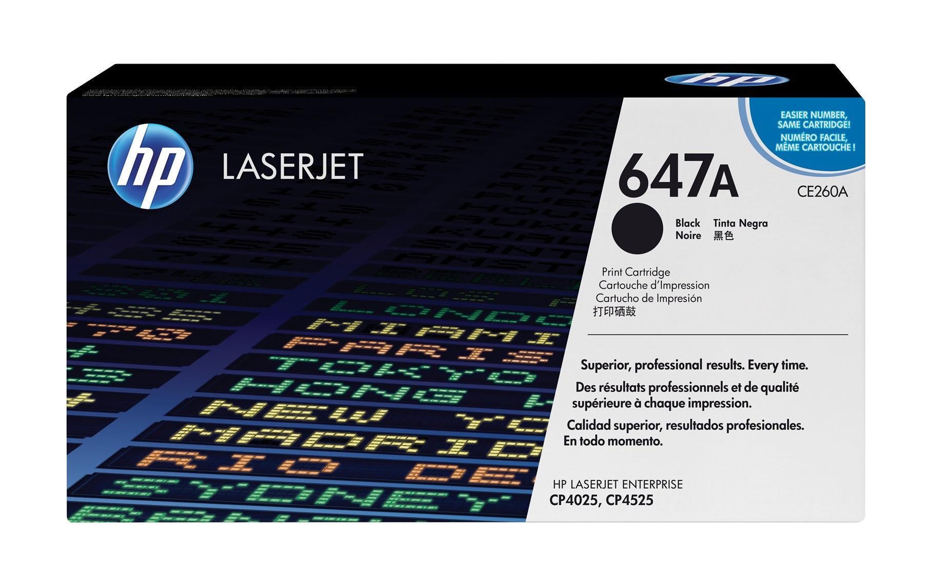 HP Toner Nr. 647A (CE260A) Black