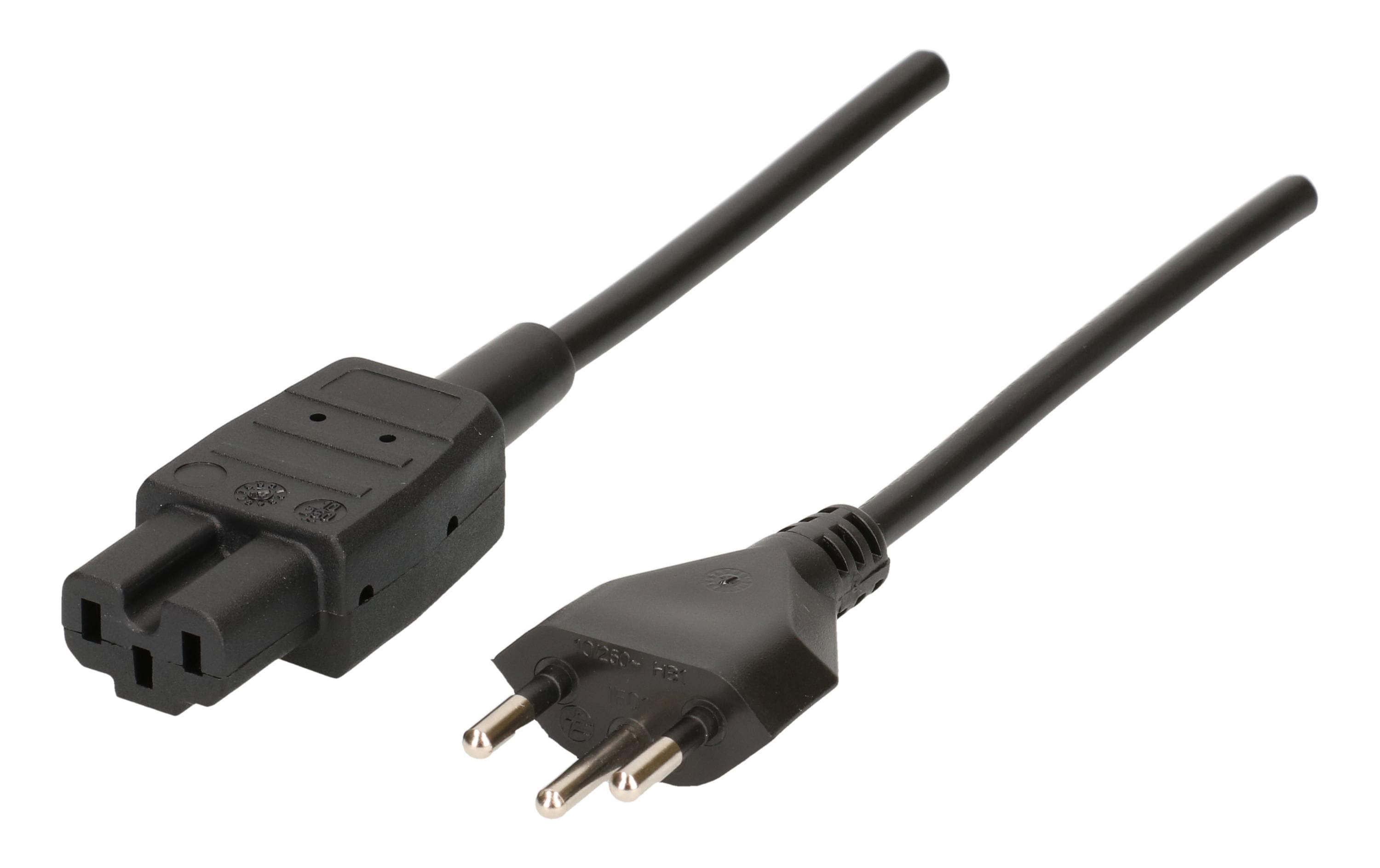 Max Hauri Netzkabel 2 m C15A-T12