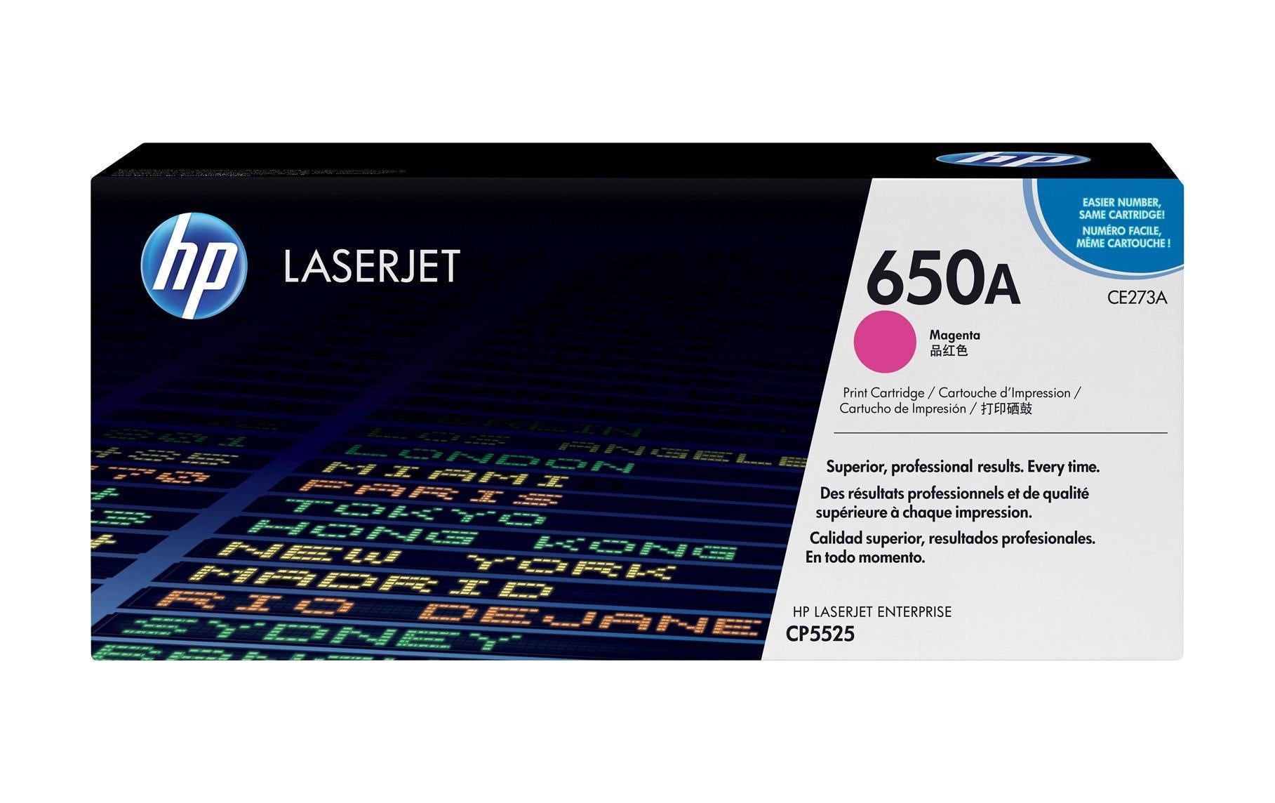 HP Toner Nr. 650A (CE273A) Magenta