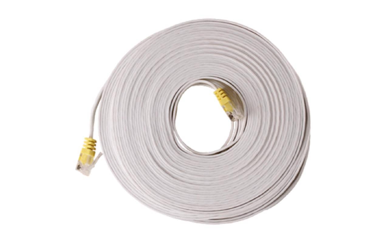 Swisscom Patchkabel Cat 6A, UTP, 25 m, Weiss