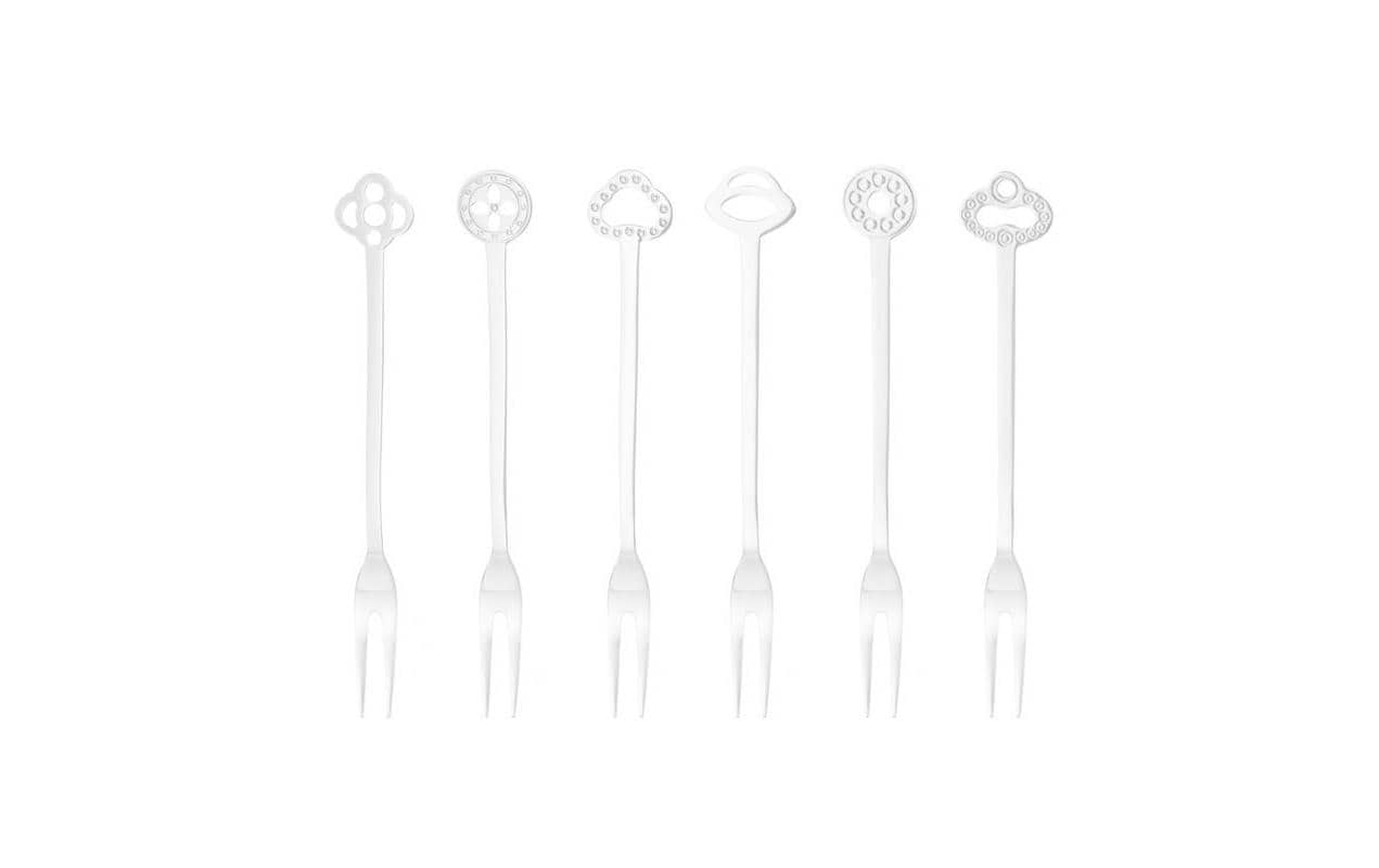 Sambonet Gabel-Set Party Oriental 6-teilig, Silber