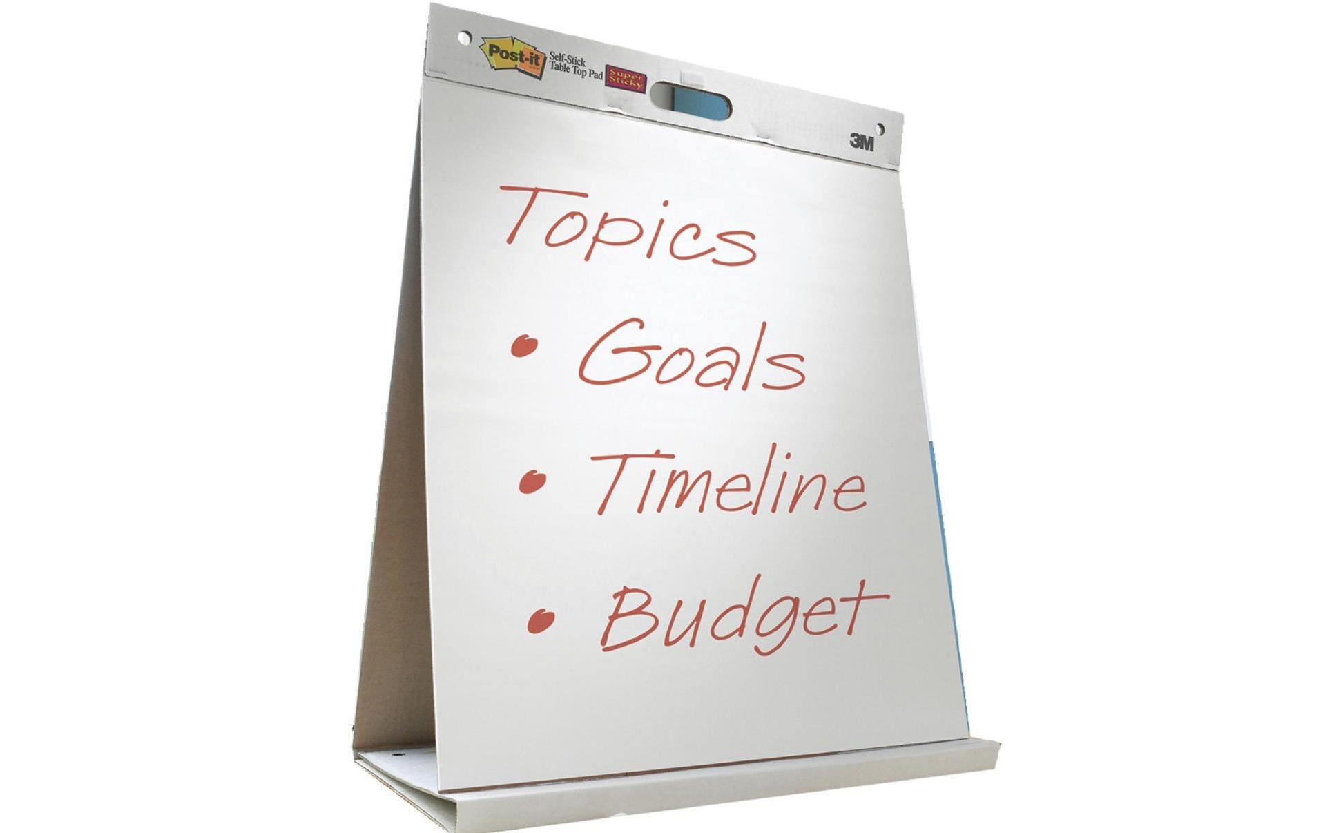 Post-it Flipchart Post-It Table Top Charts 50.8 x 58.4 cm 20 Blatt