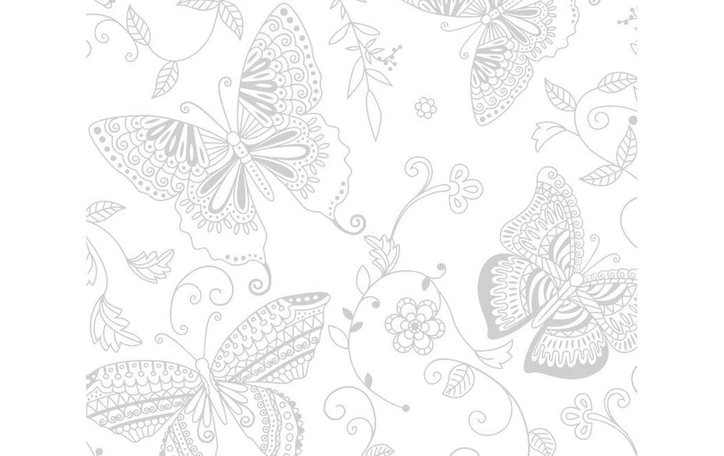 URSUS Zauberpapier 250 g/m2 10 Blatt, Weiss, Schmetterling