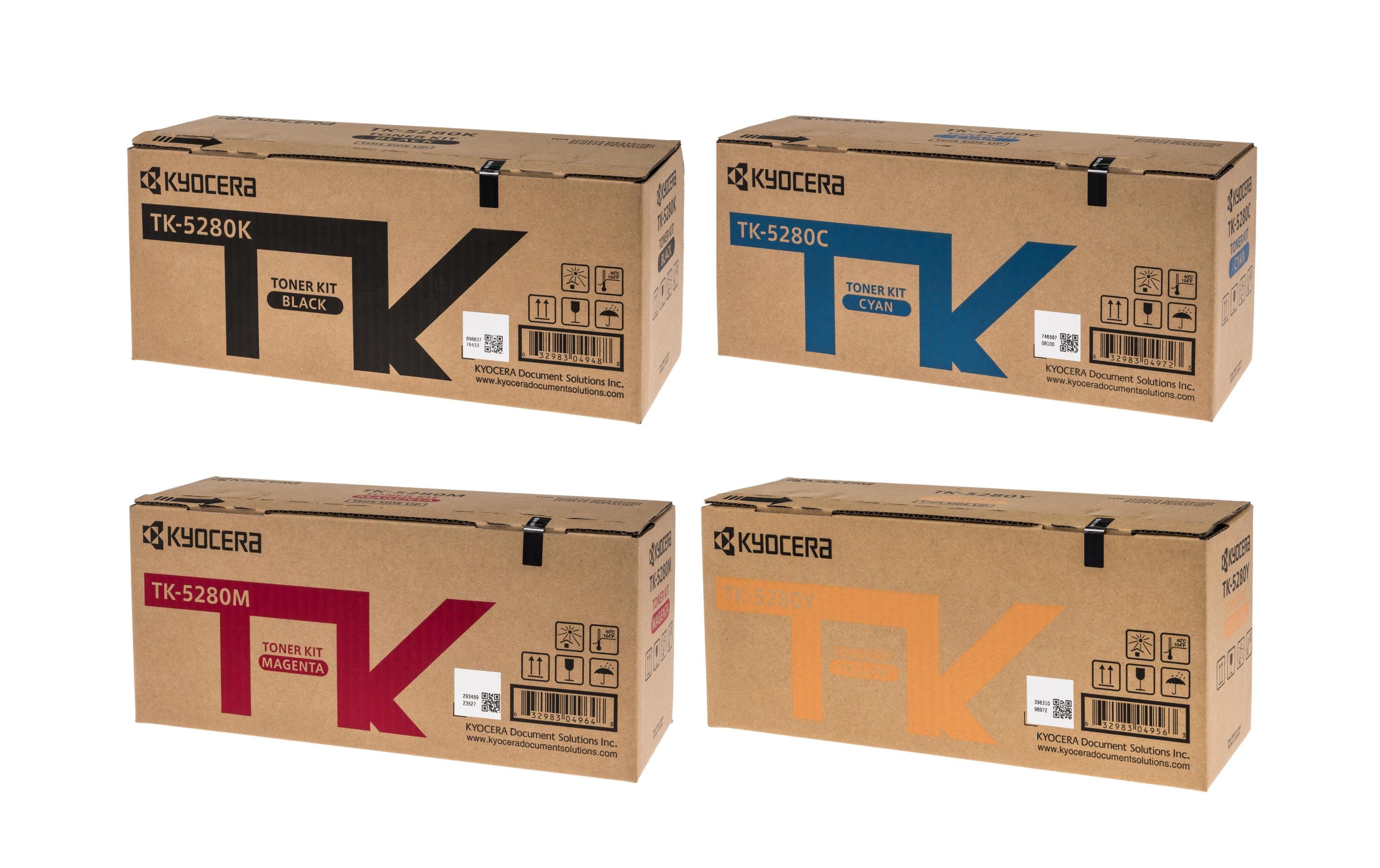 Kyocera Tonerset TK-5280 Black/Yellow/Cyan/Magenta