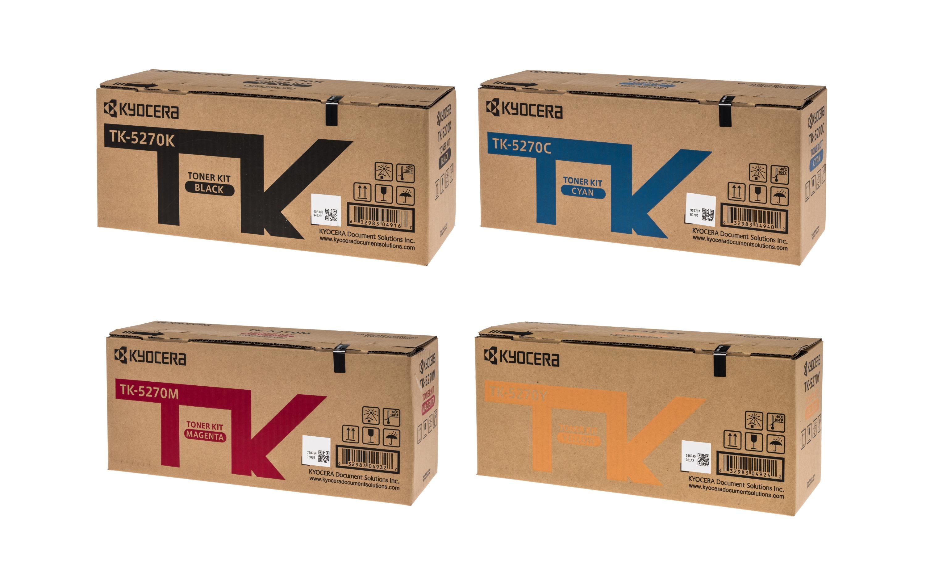 Kyocera Tonerset TK-5270 Black/Cyan/Magenta/Yellow