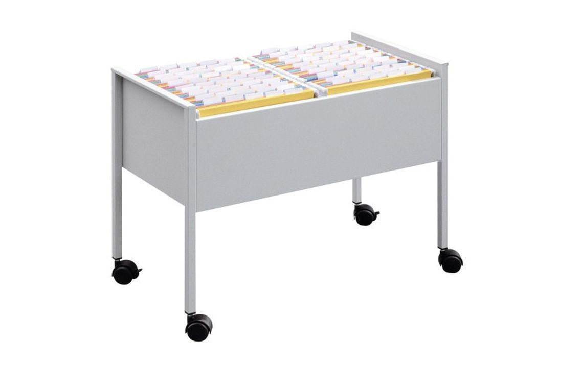 DURABLE Hängemappenwagen Economy 100 DUO A4 Silber