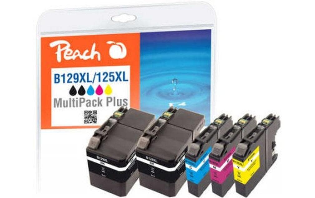 Peach Tintenset Brother LC-129XL / 125X
