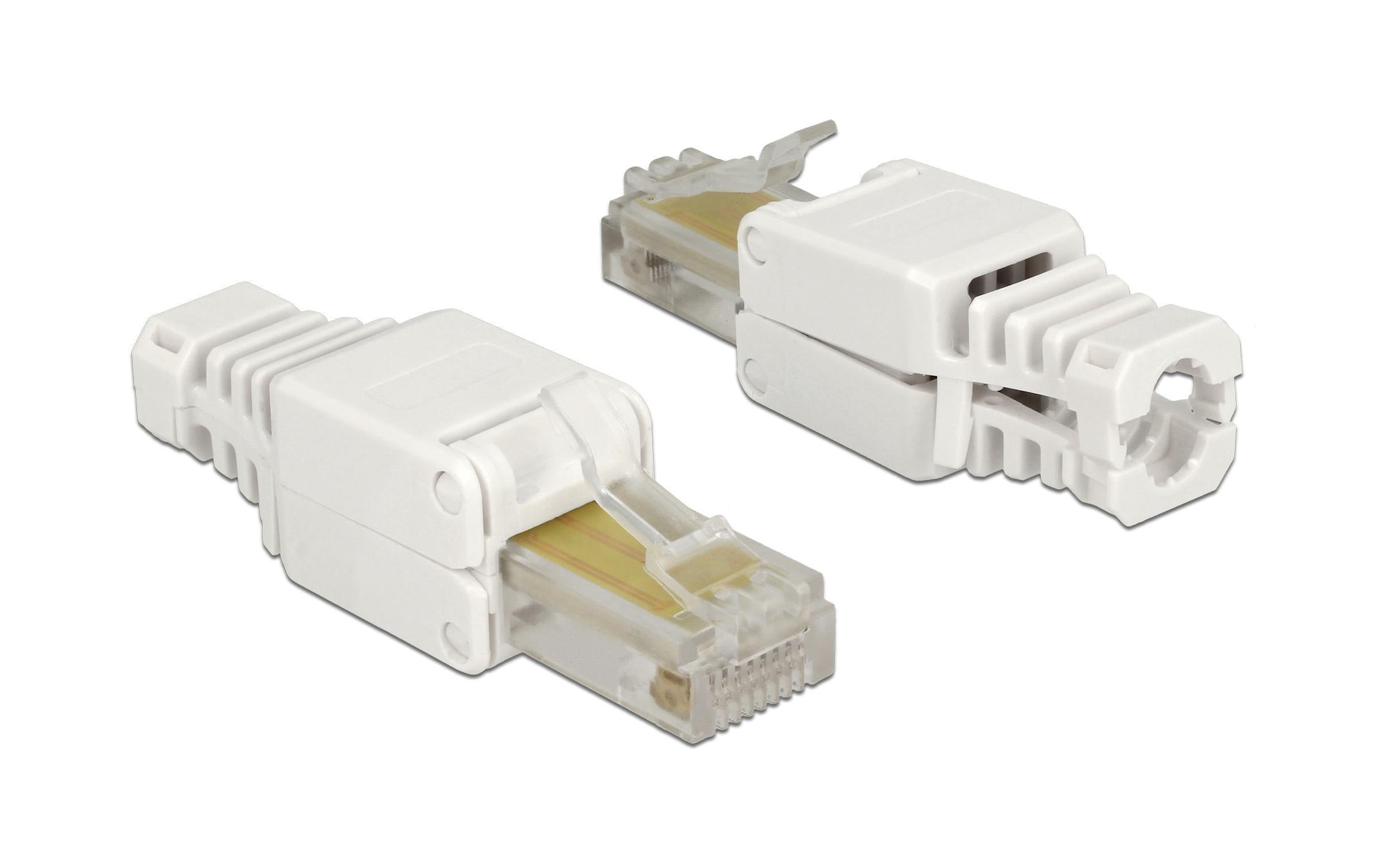 Delock Stecker RJ45 Cat.5e UTP 2 Stück, werkzeugfrei