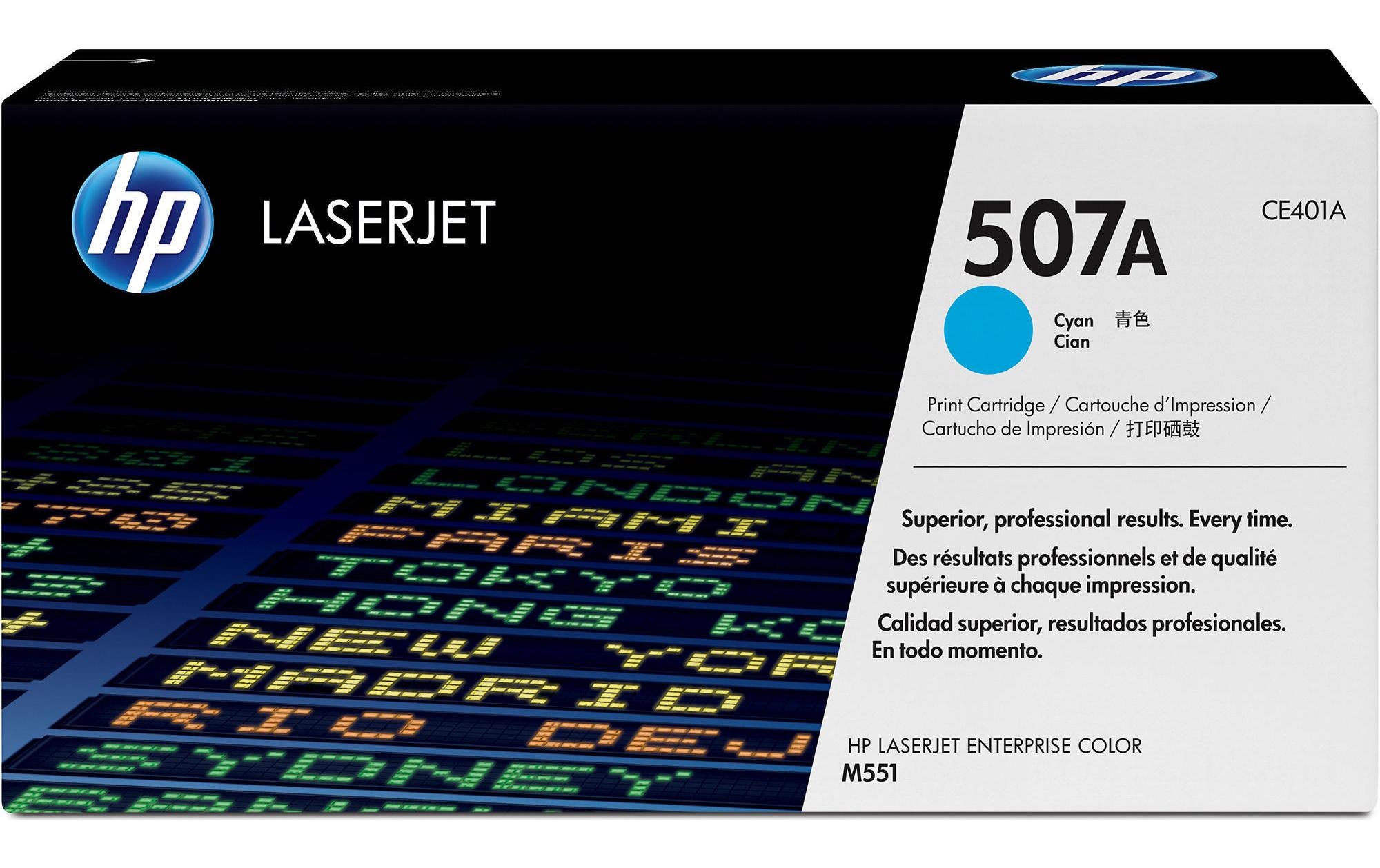 HP Toner Nr. 507A (CE401A) Cyan