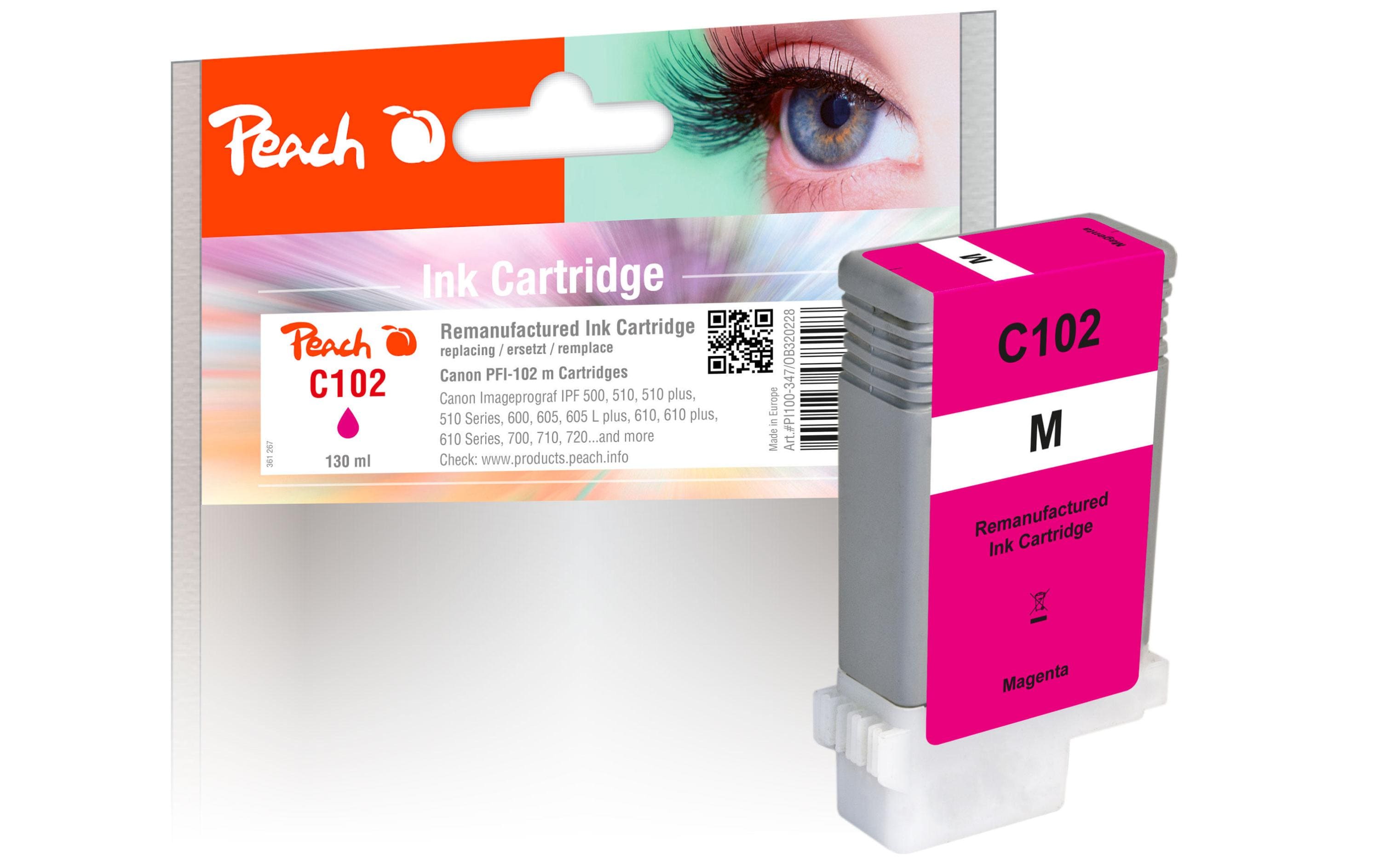 Peach Tinte Canon PFI-102 Magenta