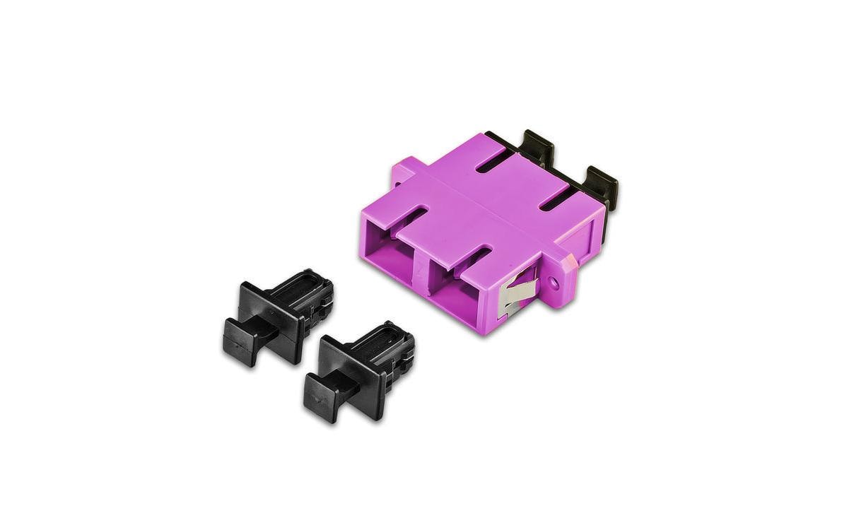 Lightwin LWL-Kupplung Multimode SC – SC, OM4, Duplex