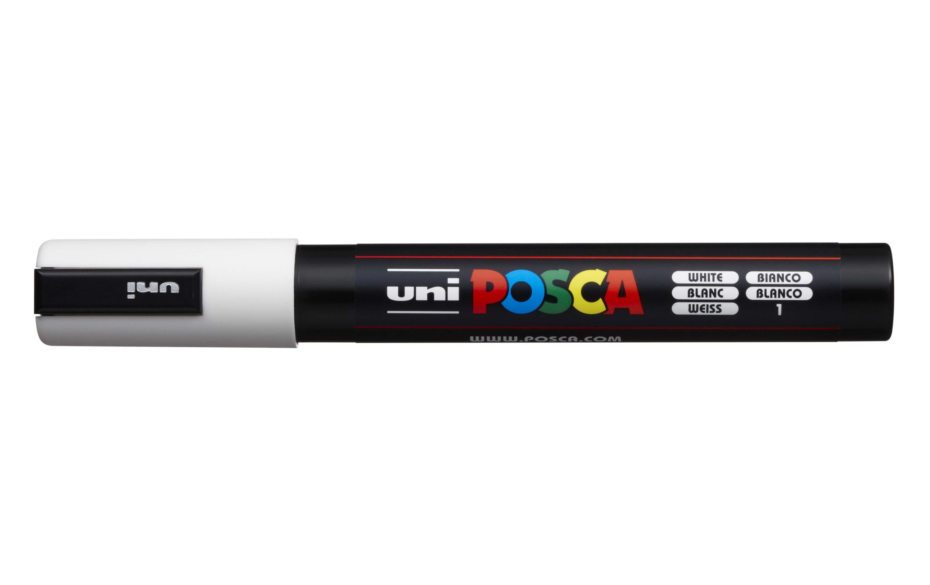 Uni Permanent-Marker POSCA 1.8-2.5 mm Weiss