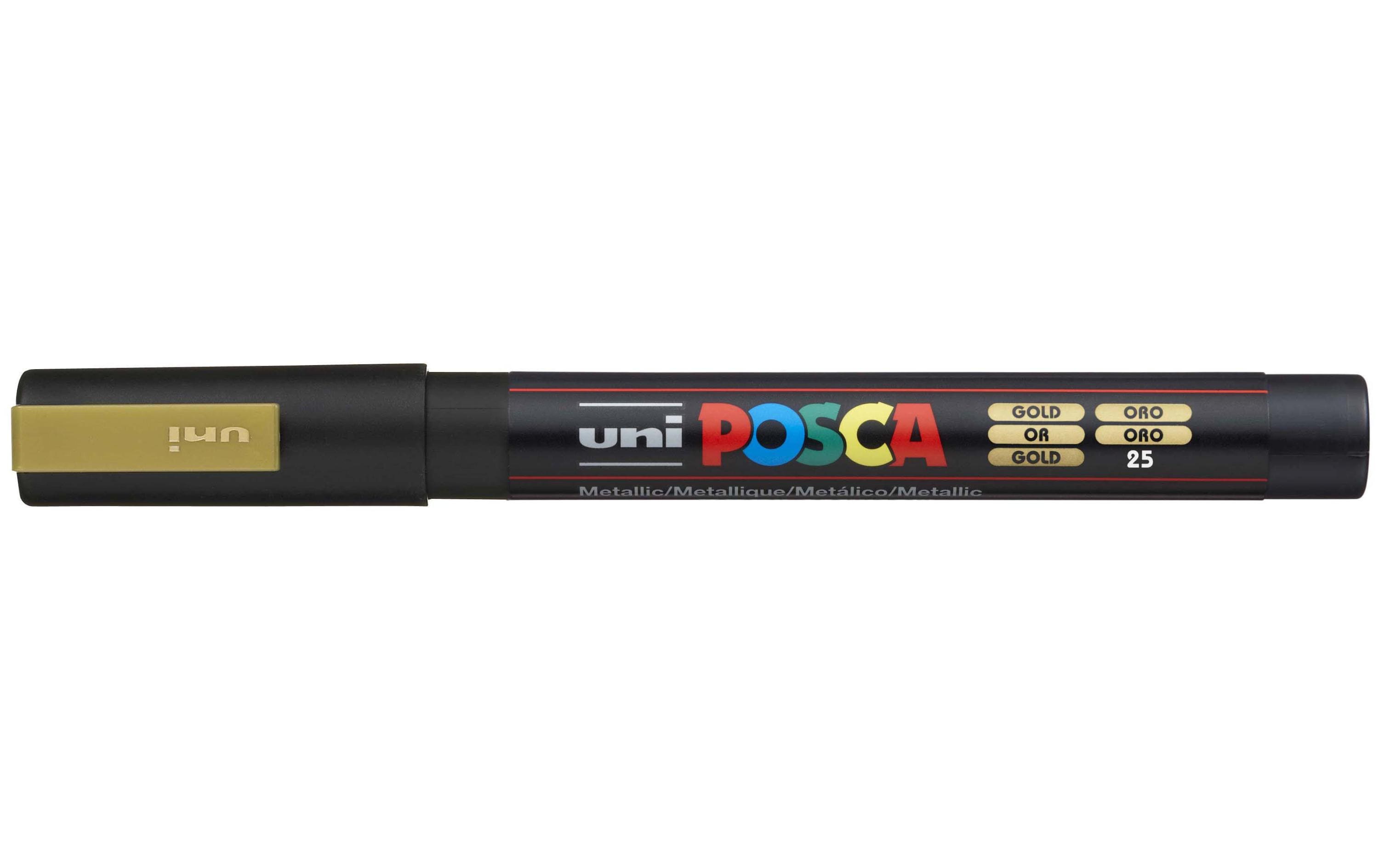 Uni Permanent-Marker Posca 0.9-1.3 mm Gold