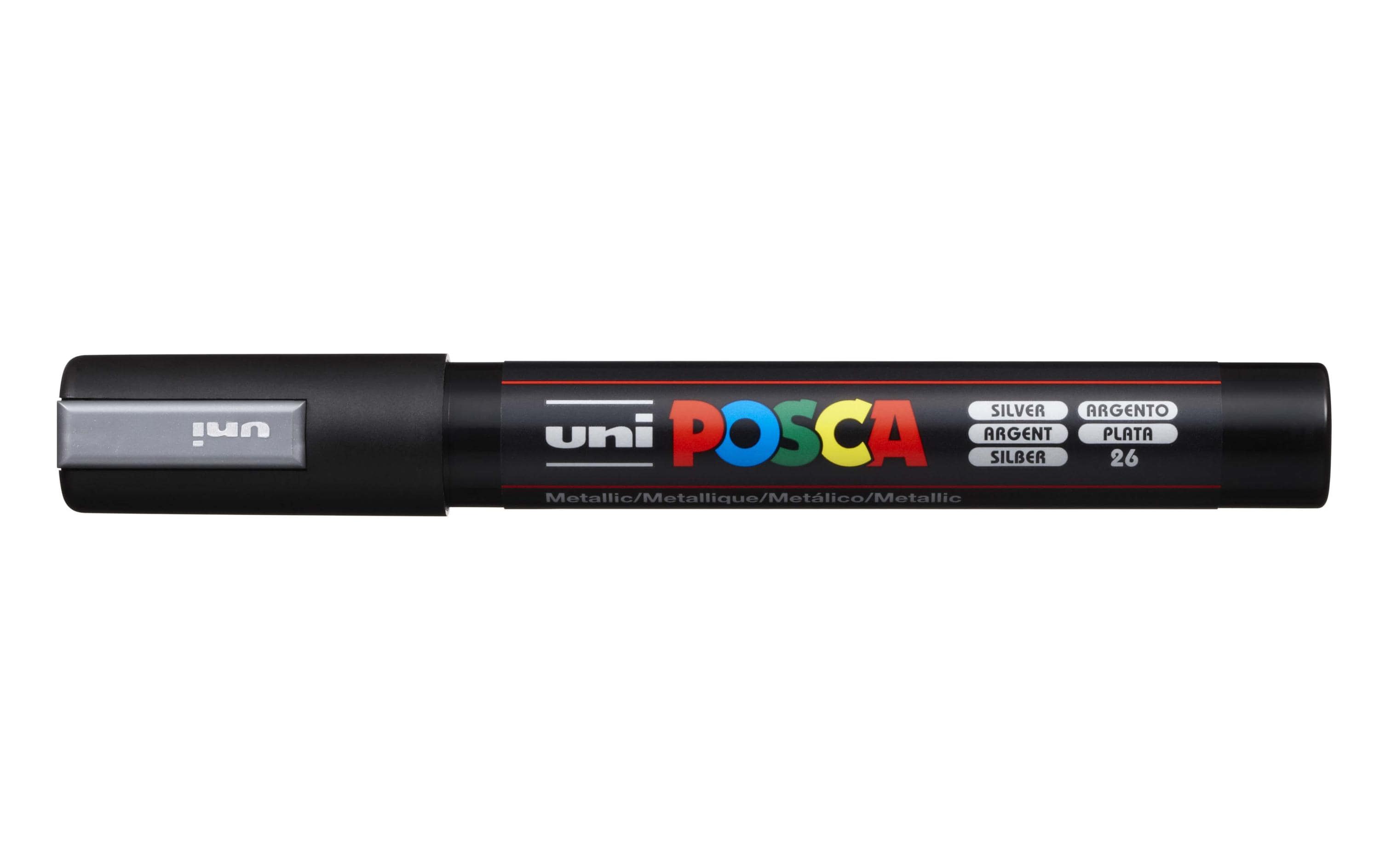 Uni Permanent-Marker POSCA 1.8-2.5 mm Silber