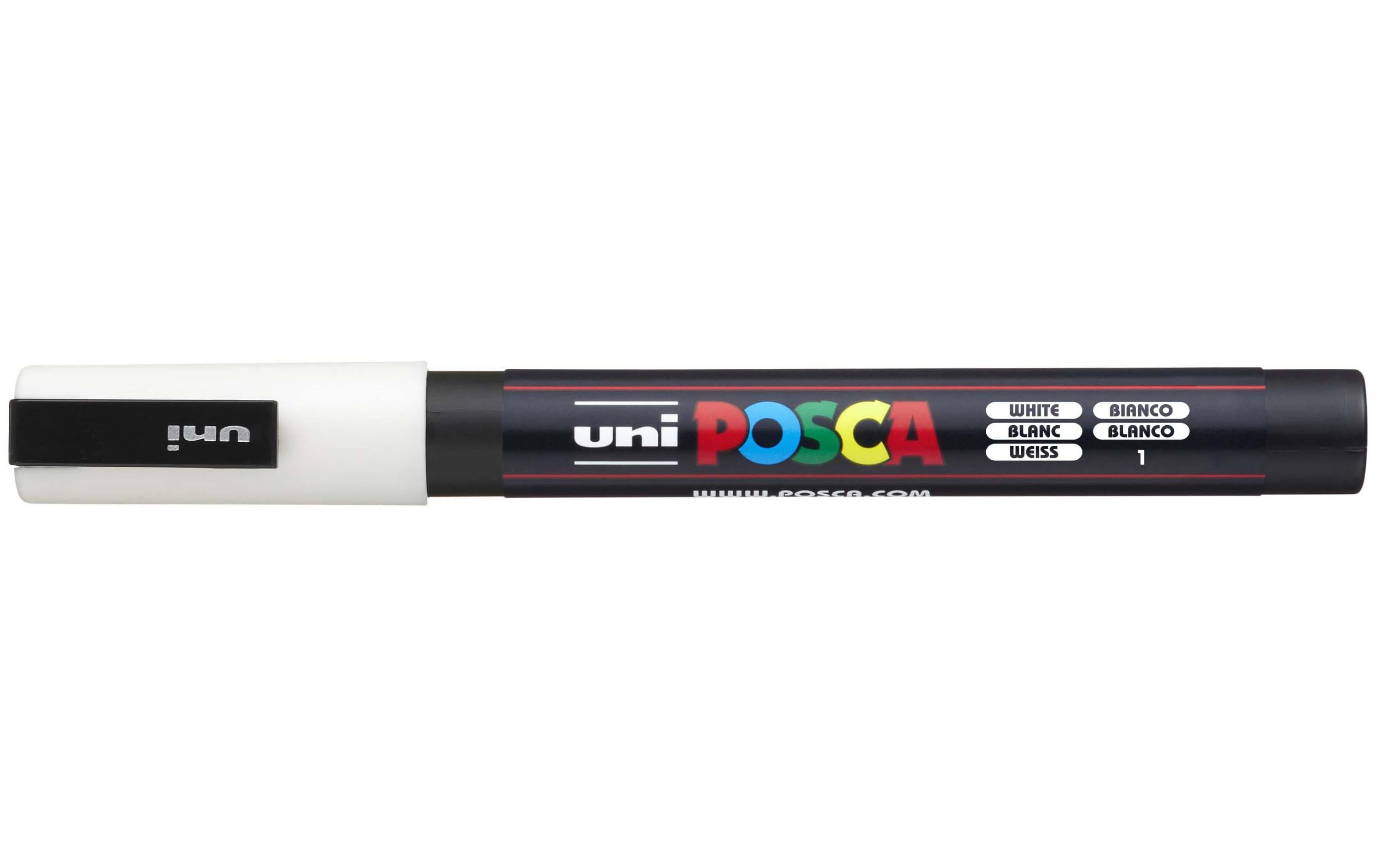 Uni Permanent-Marker POSCA 0.9-1.3 mm Weiss
