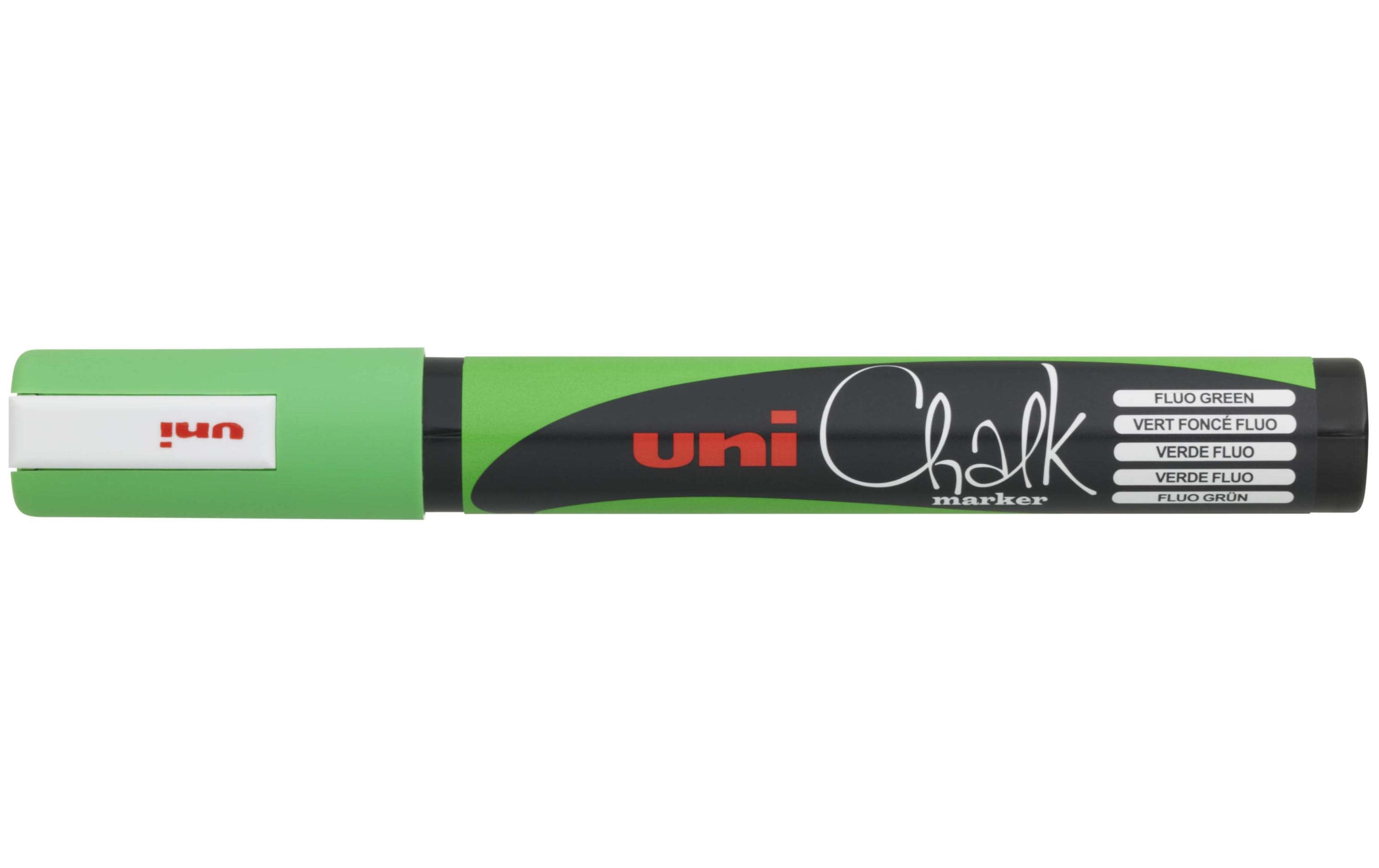 Uni Kreidemarker Uni CHALK 1.8-2.5 mm Fluo Grün