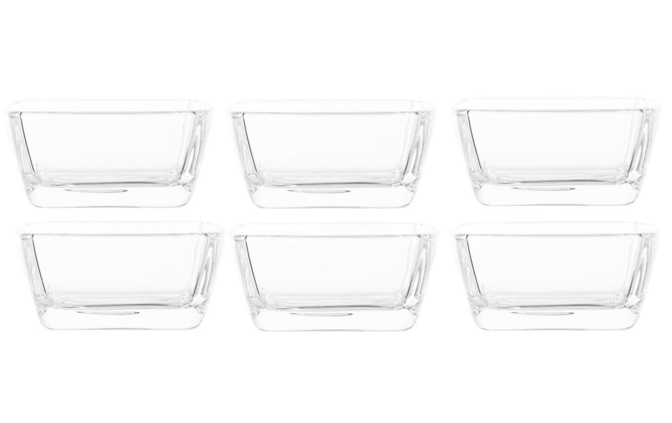 Montana Schale Carre 7 x 7 cm, 6 Stück, Transparent