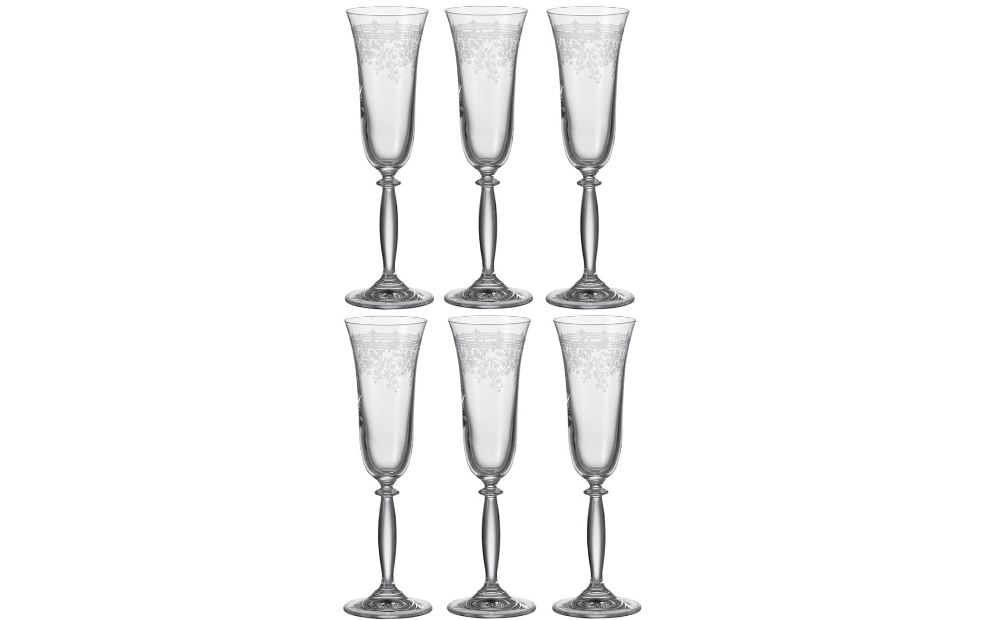 Montana Champagnerglas Avalon 180 ml, 6 Stück, Transparent 
