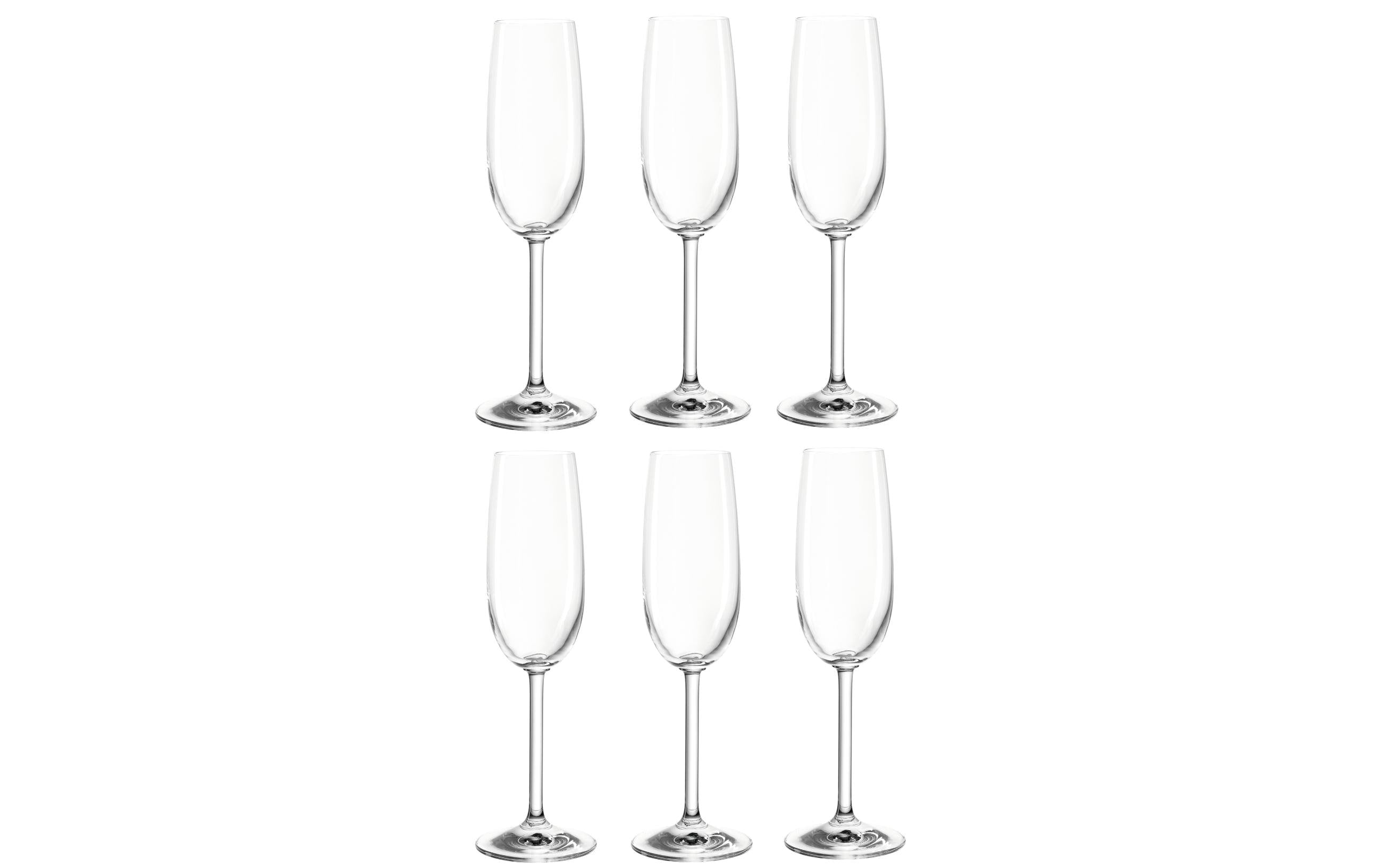 Montana Champagnerglas Pure 200 ml, 6 Stück, Transparent 