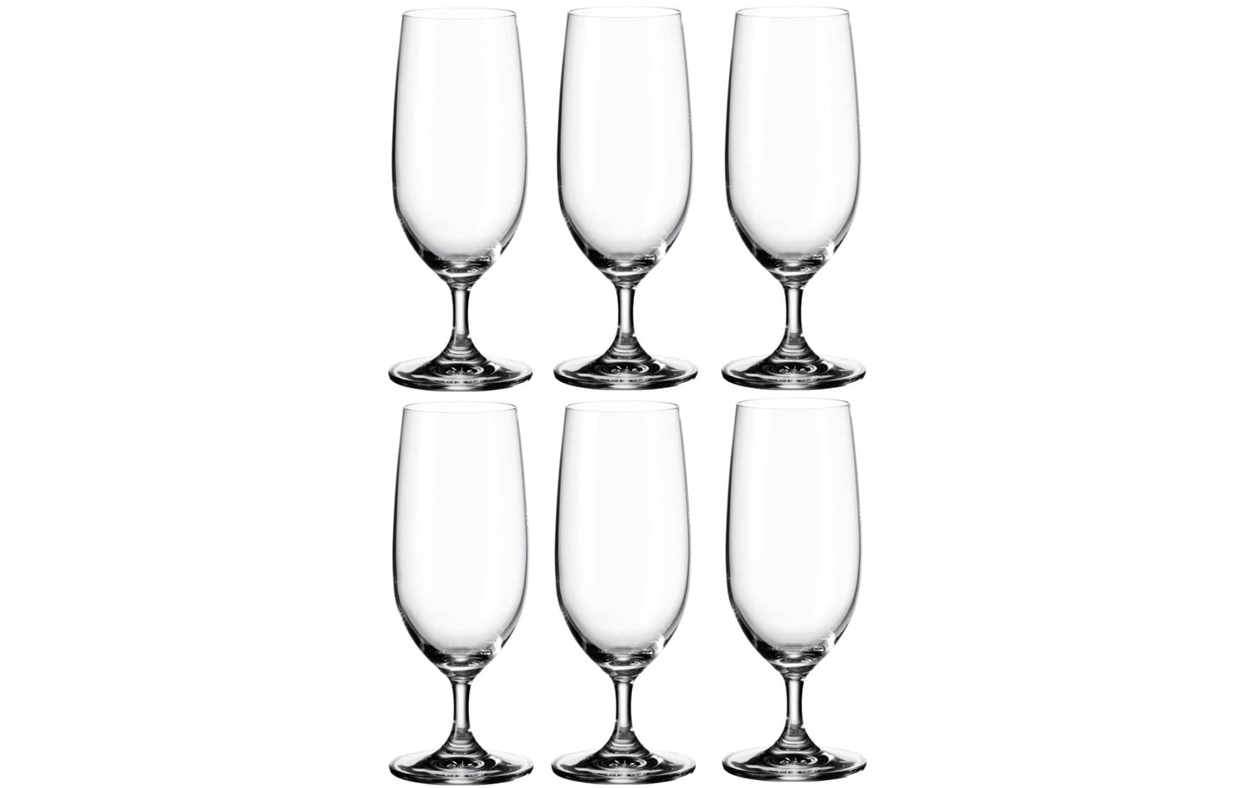 Montana Bierglas Pure 360 ml, 6 Stück, Transparent