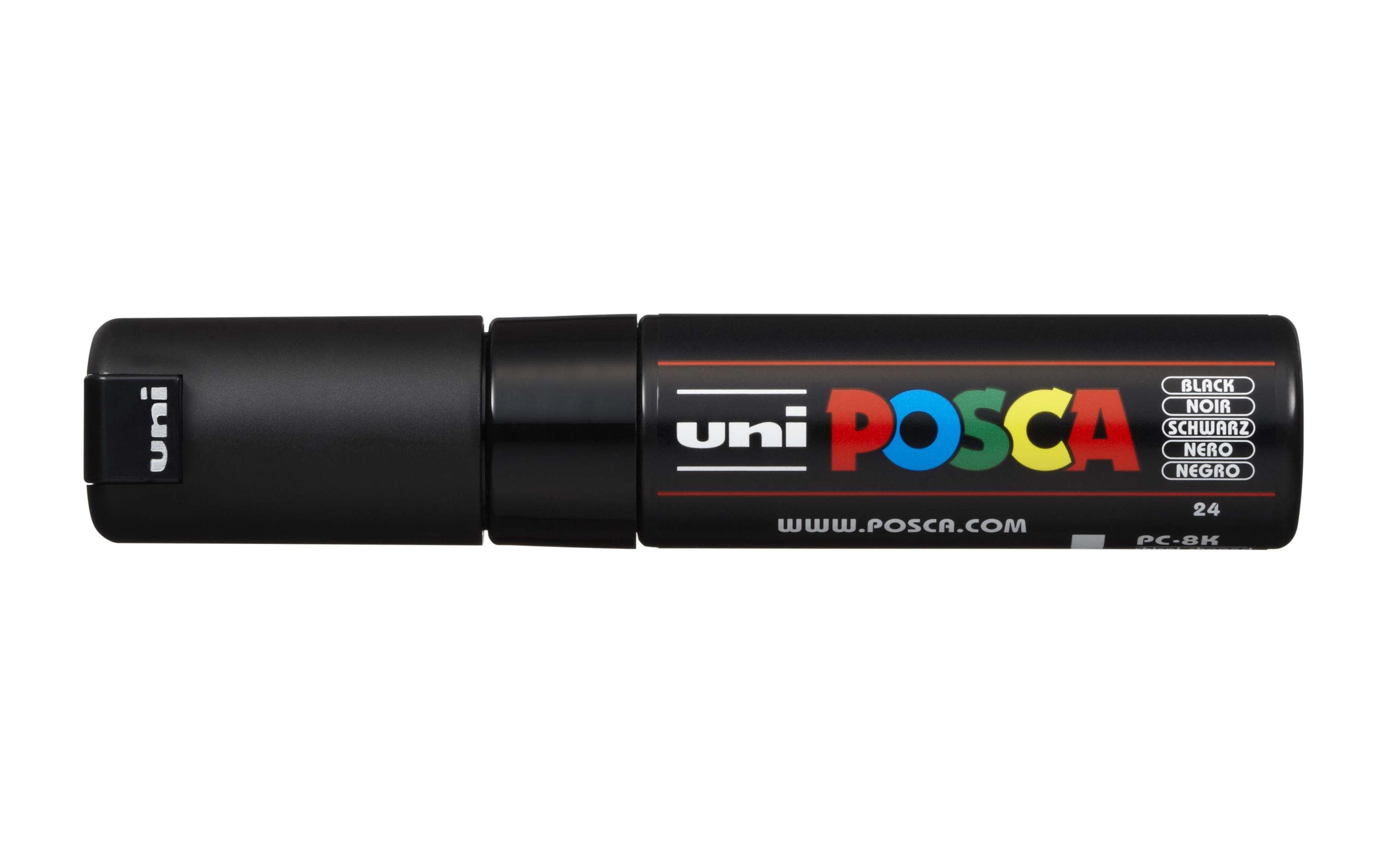 Uni Permanent-Marker POSCA 8 mm Schwarz