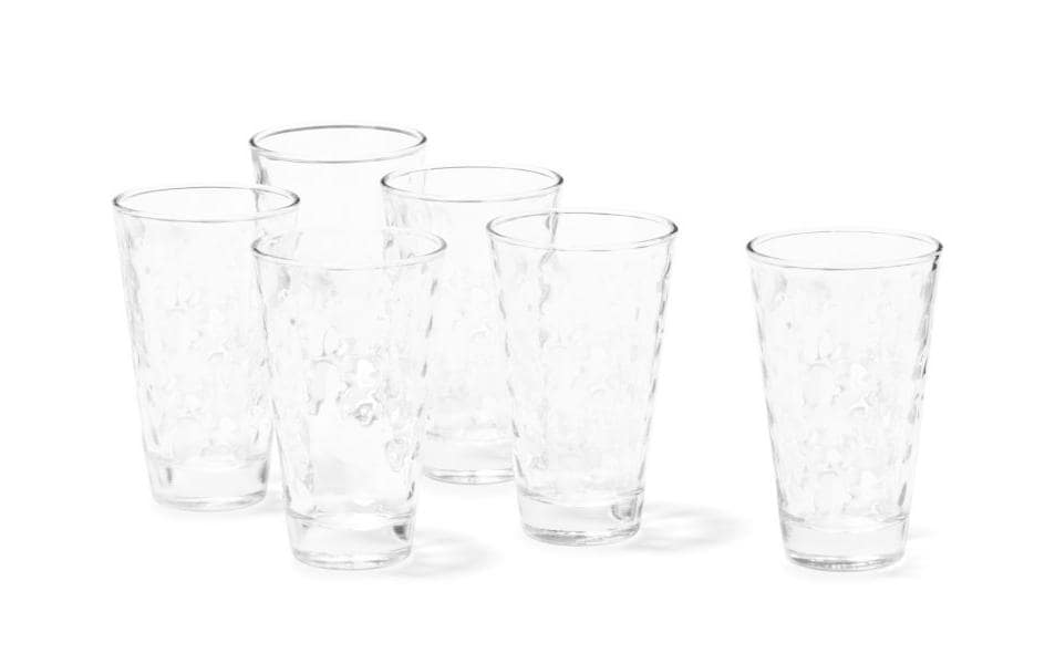 Leonardo Trinkglas Optic 300 ml, 6 Stück, Transparent