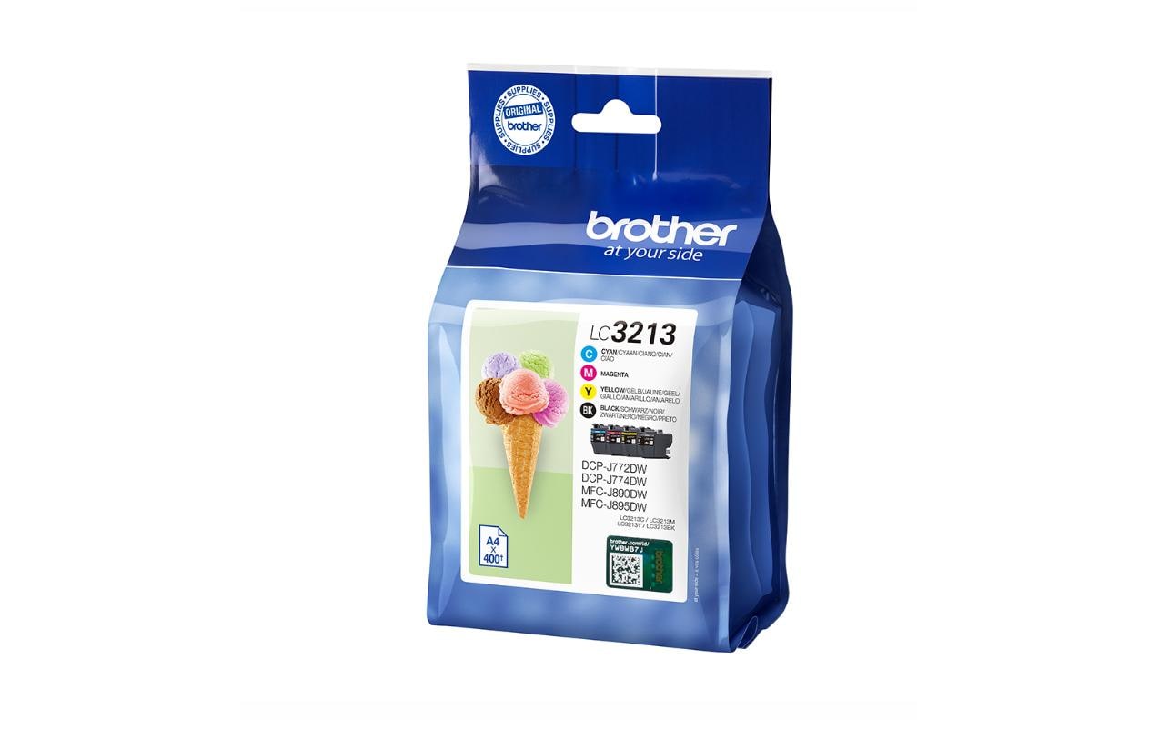 Brother Tintenset LC-3213VAL  Black/Cyan/Magenta/Yellow