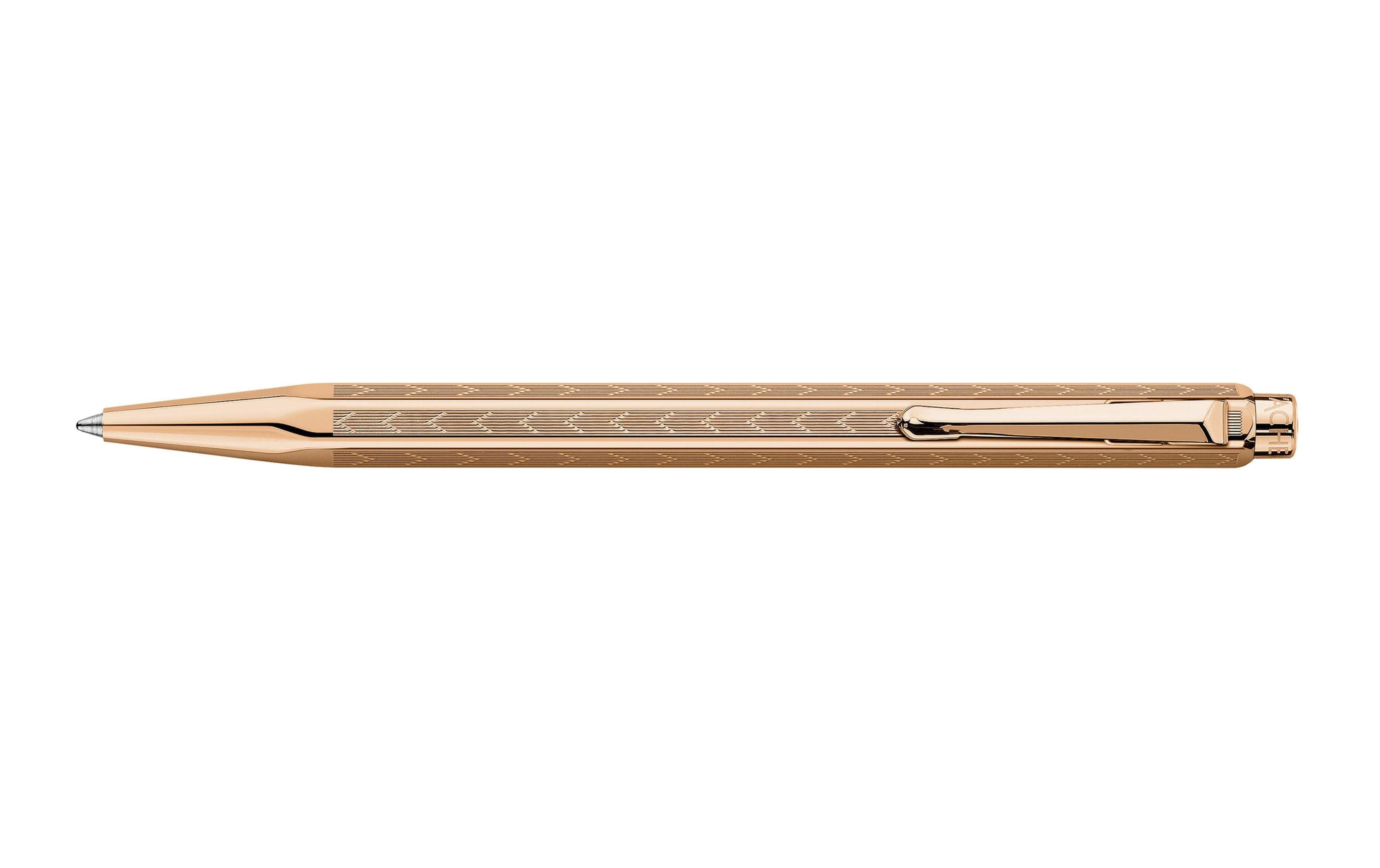 Caran d'Ache Kugelschreiber Ecridor Chevron 1 mm, Rosegold