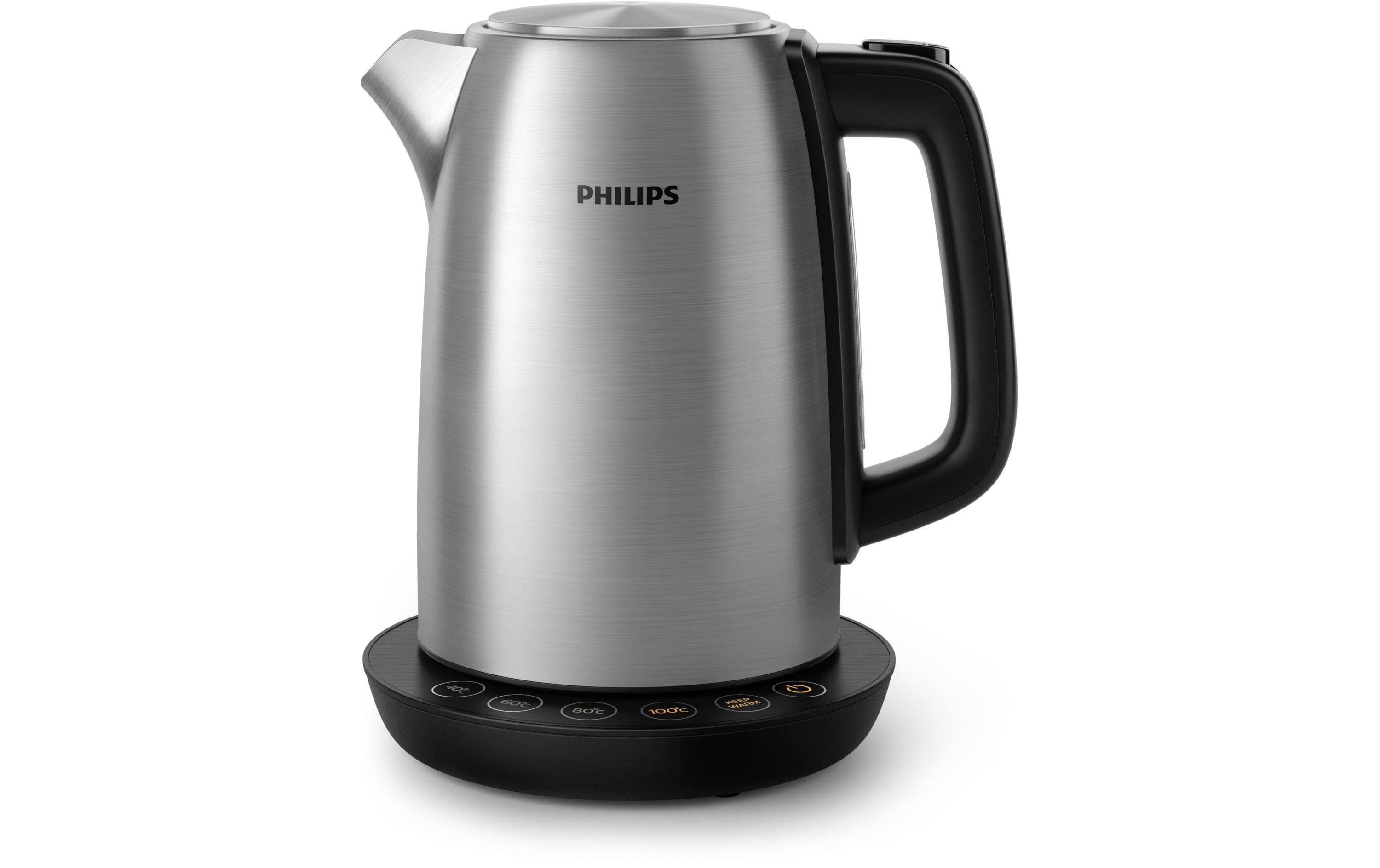 Philips Wasserkocher Avance 1.7 l, Silber