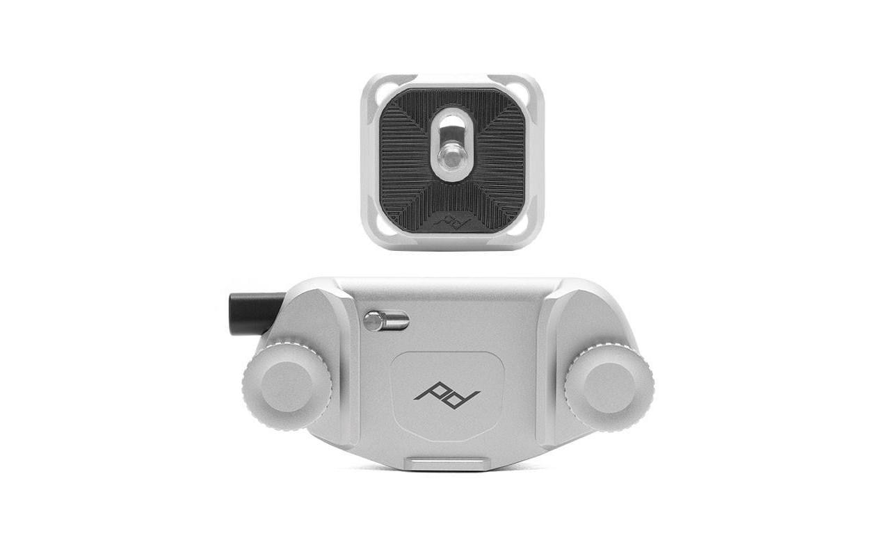 Peak Design Kameragurt Capture Clip & Plate silber