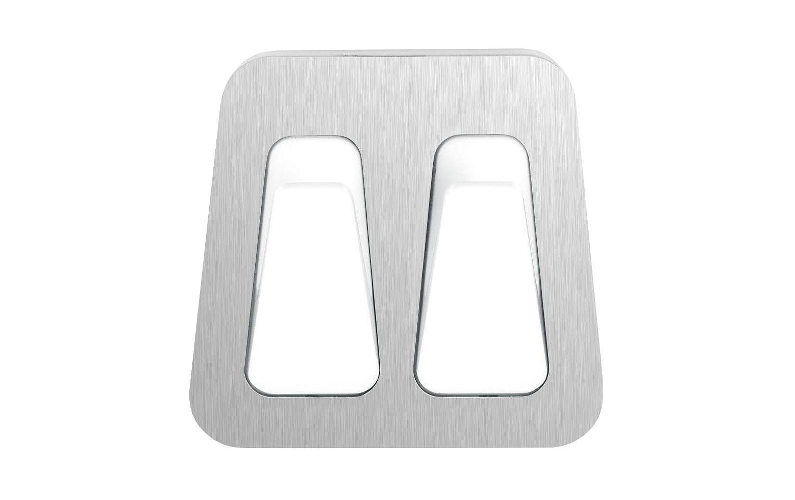 tesa Doppelhaken Powerstrips WP LARGE Weiss/Silber, 3 kg