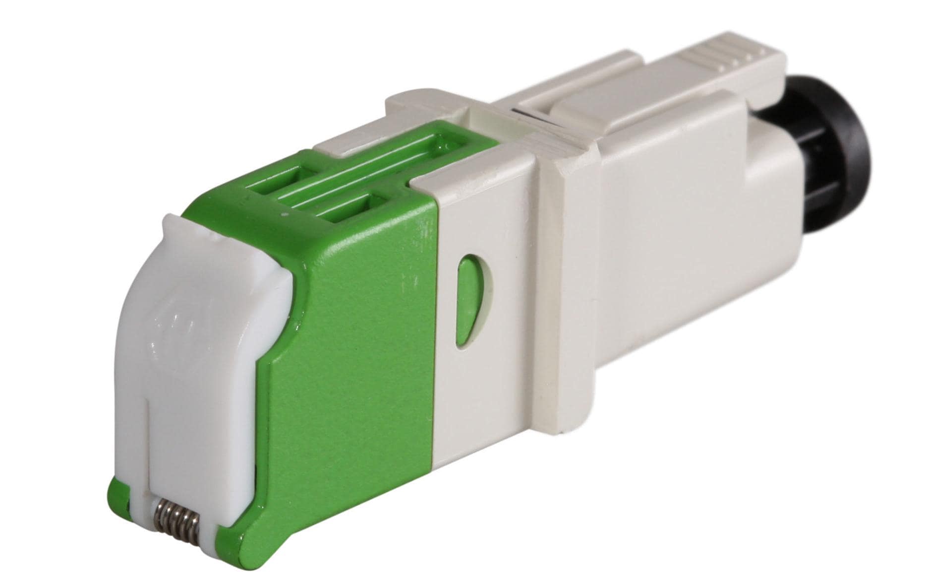 Swisscom LWL-Kupplung Adapter SM CLIK/APC – LC/APC, OS2, Simplex