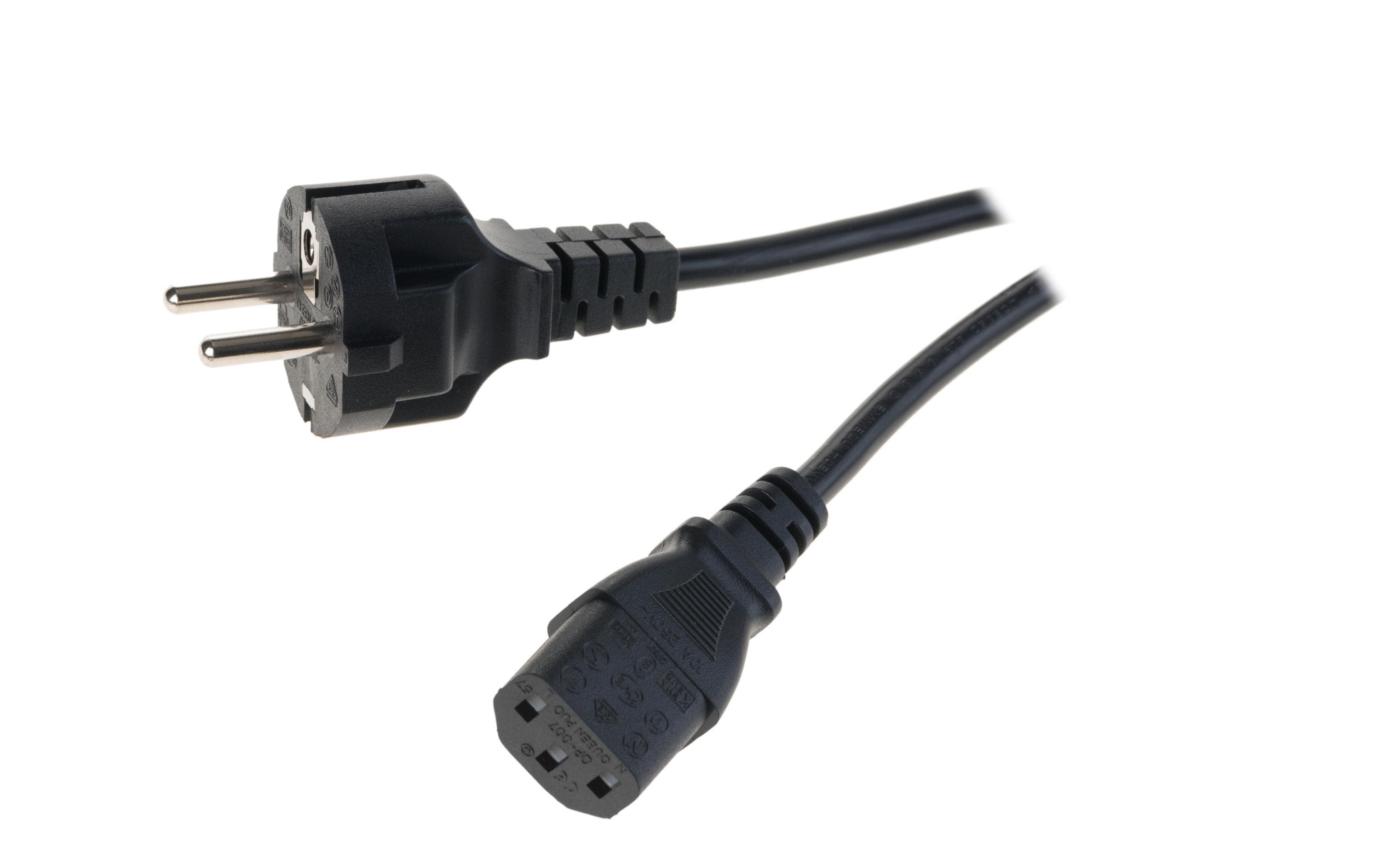 Diggelmann Netzkabel 1 m C13-Schuko
