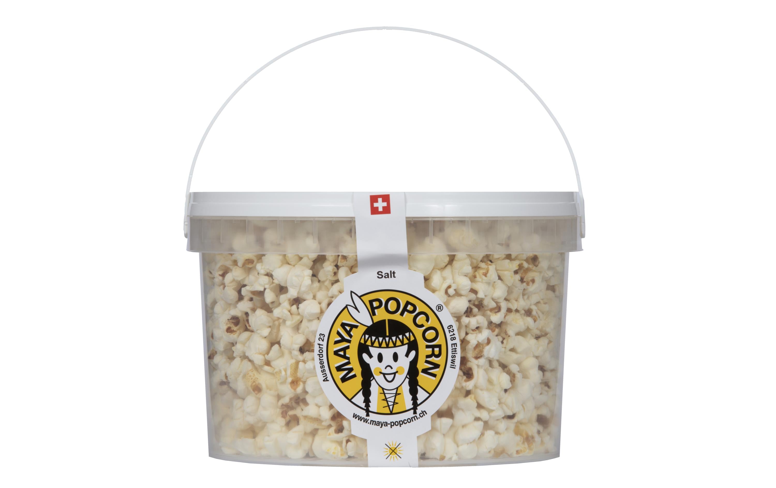 Maya Popcorn Popcorn   Salz Family 124 g
