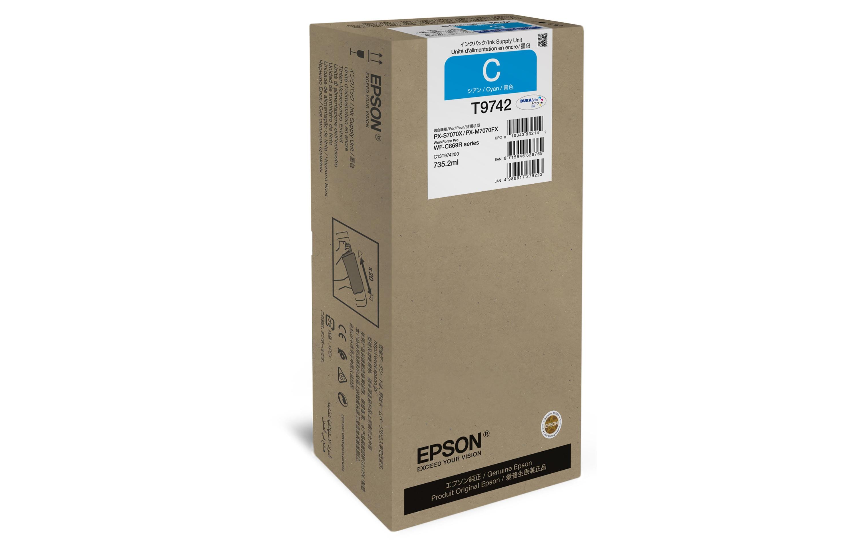 Epson Tinte C13T974200 XXL Cyan