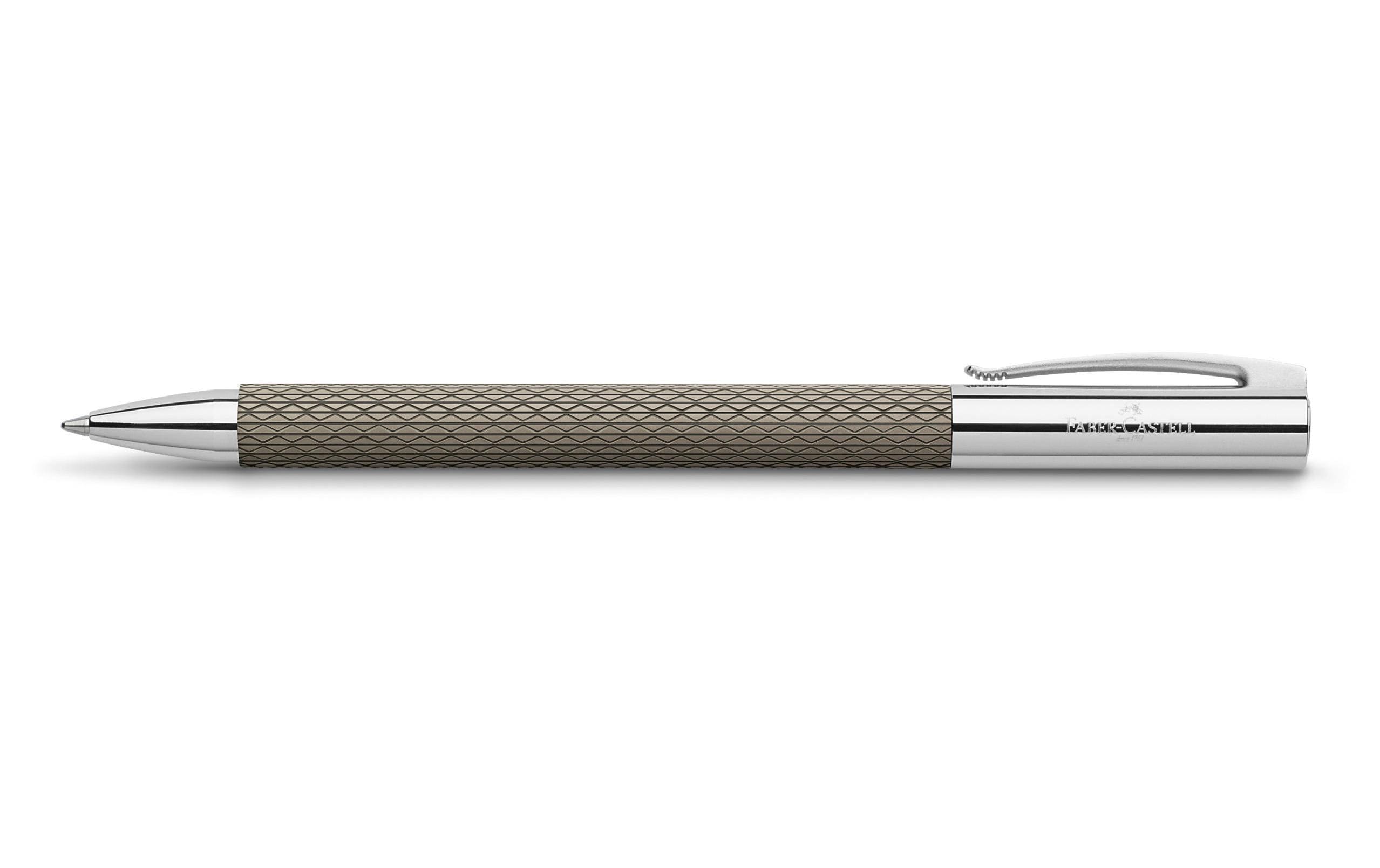 Faber-Castell Kugelschreiber Ambition OpArt Black Sand B, Grau