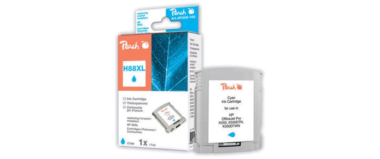 Peach Tinte HP Nr. 88XL (C9391AE) Cyan