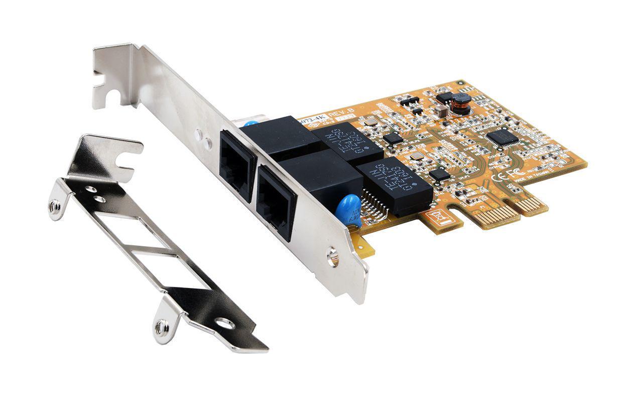 Exsys Netzwerkkarte EX-6072-4K PCIe